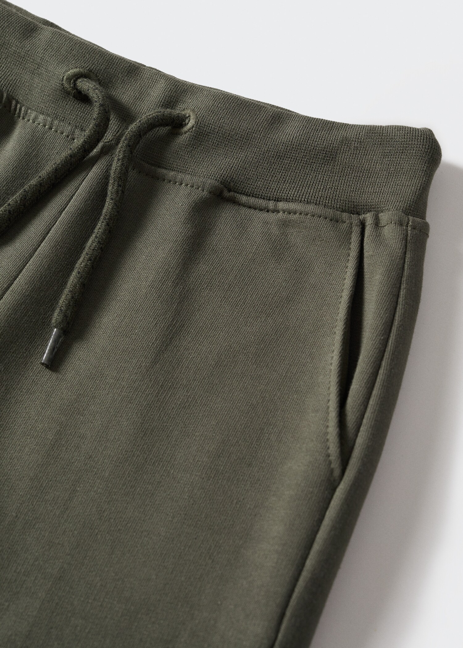 Cotton jogger-style trousers - Details of the article 8