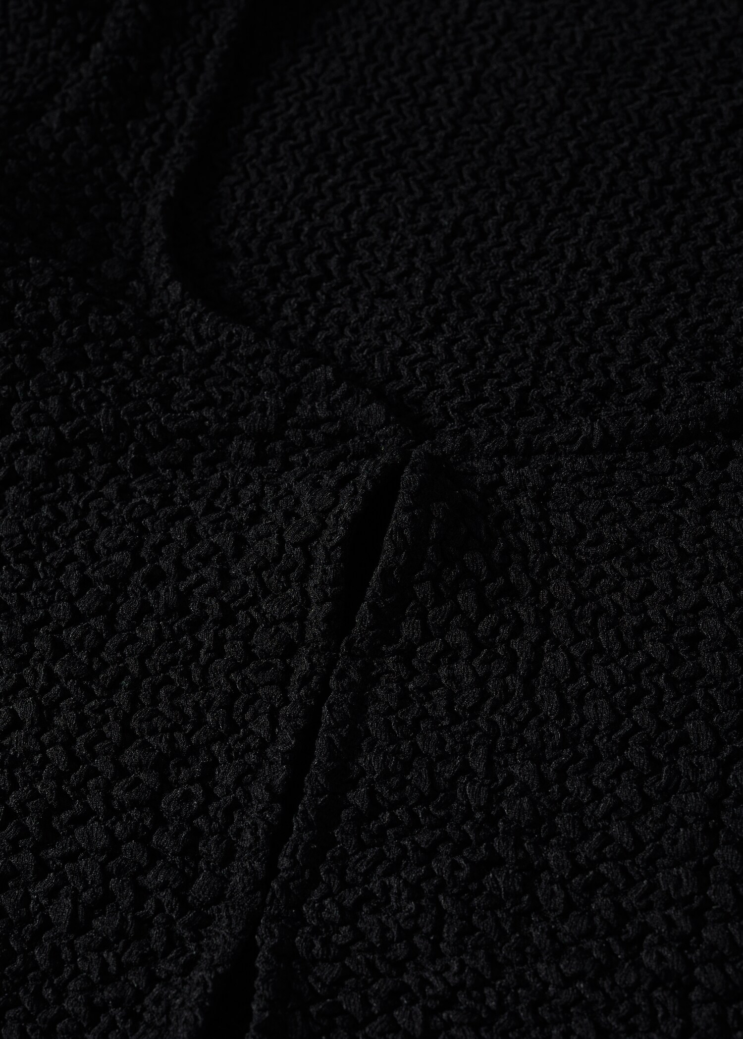 Textured knit top - Details of the article 8
