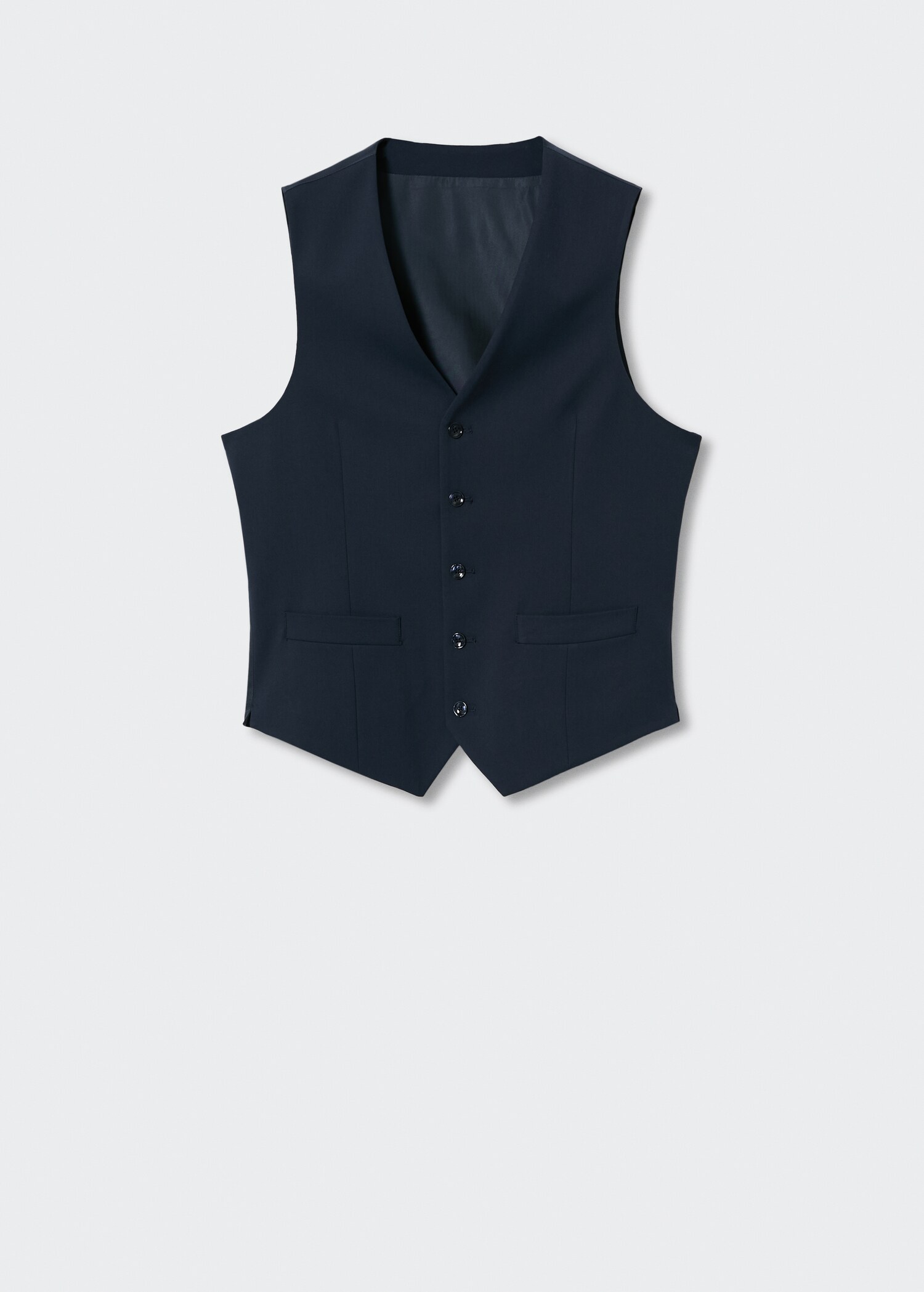 Slim-fit suit waistcoat - Article without model