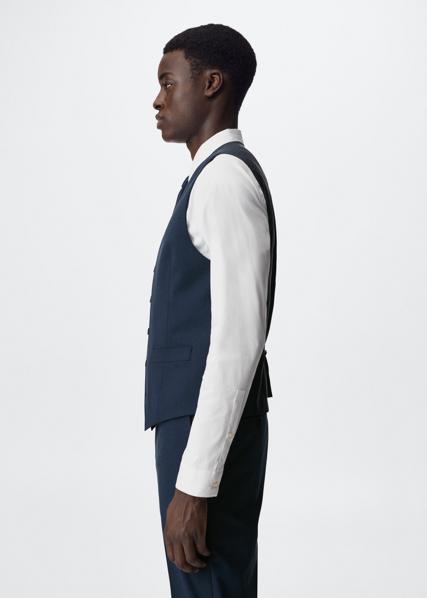 Slim-fit suit waistcoat - Details of the article 2
