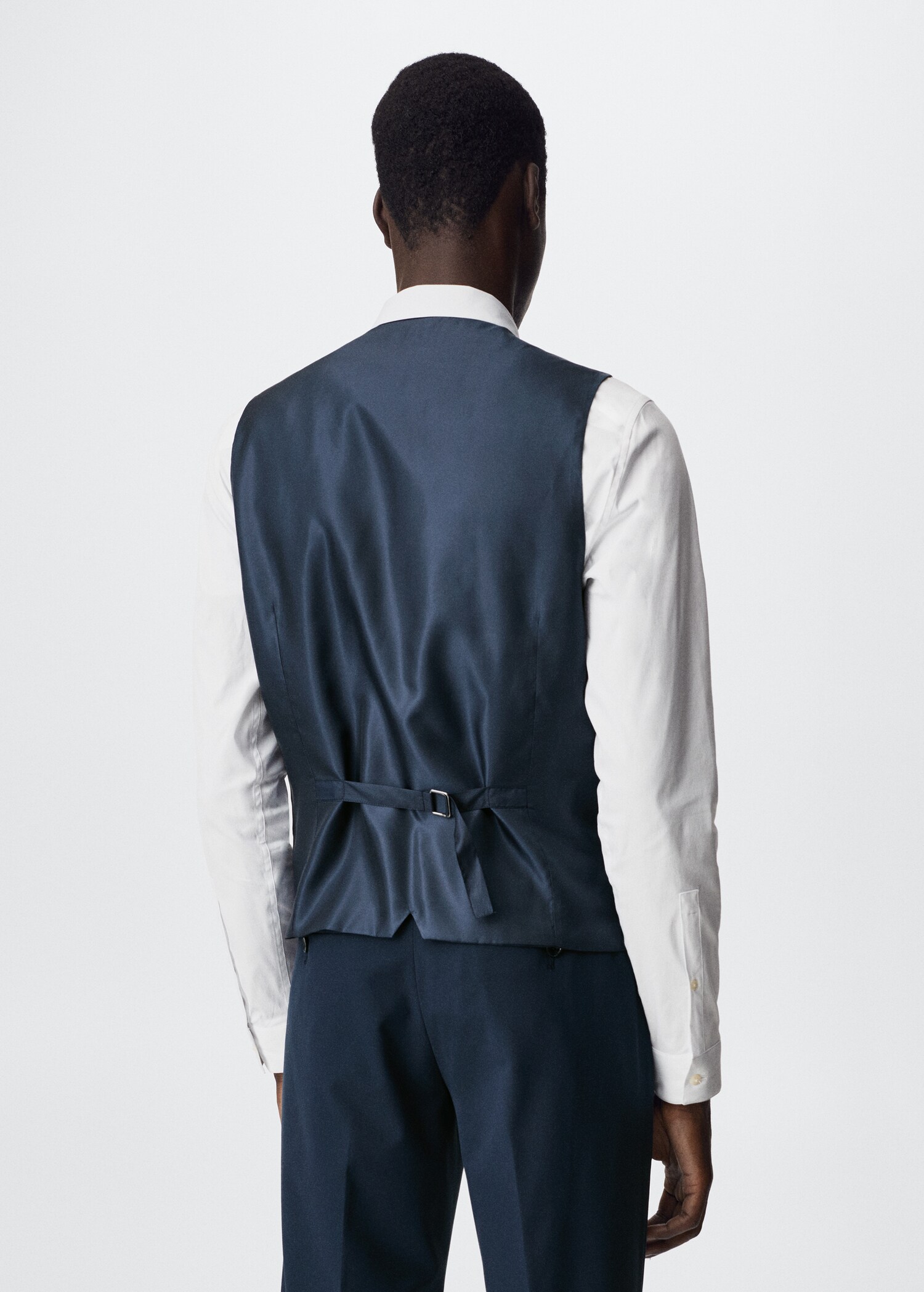 Slim-fit suit waistcoat - Reverse of the article