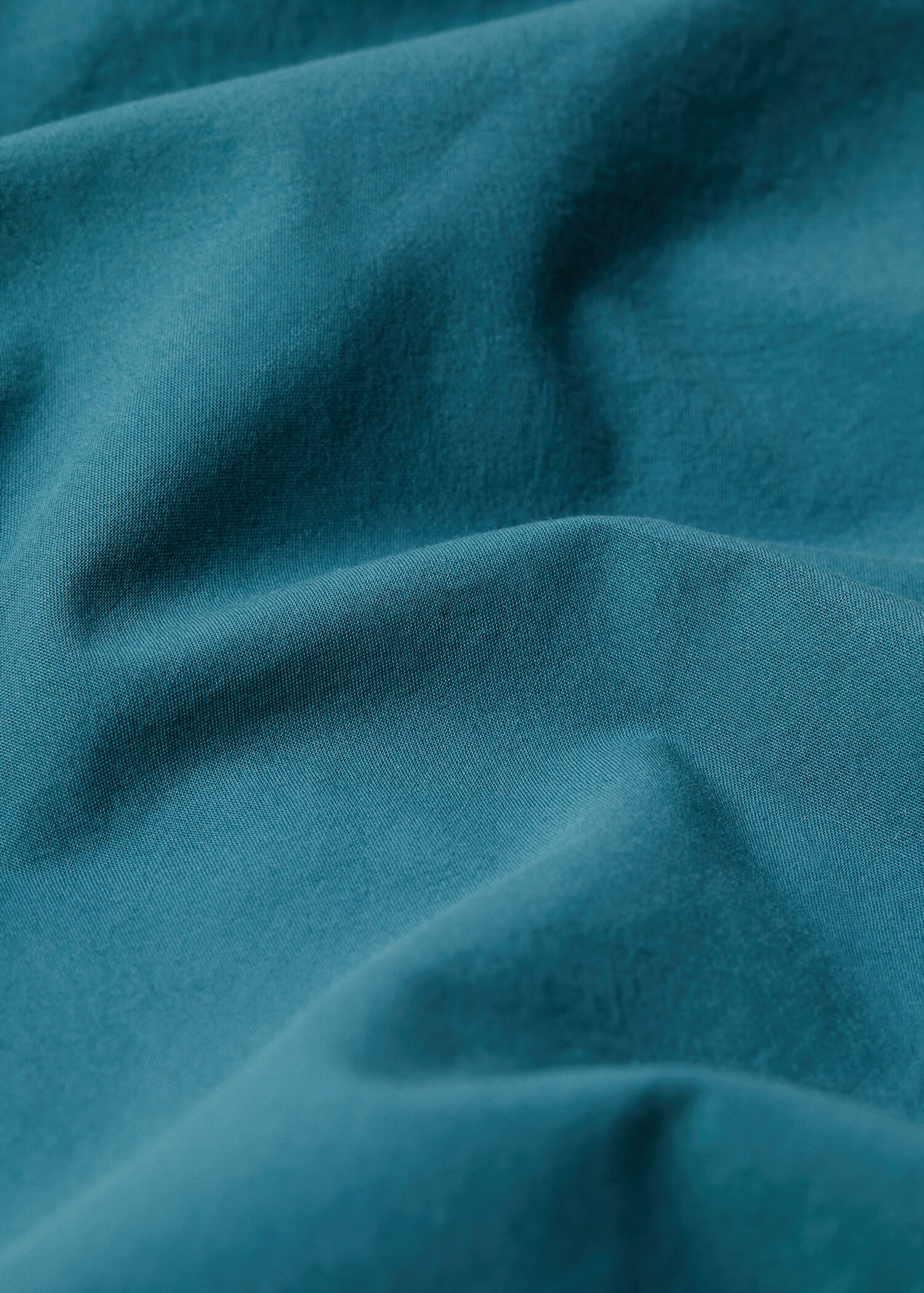 Washed cotton duvet cover Queen bed - Medium plane