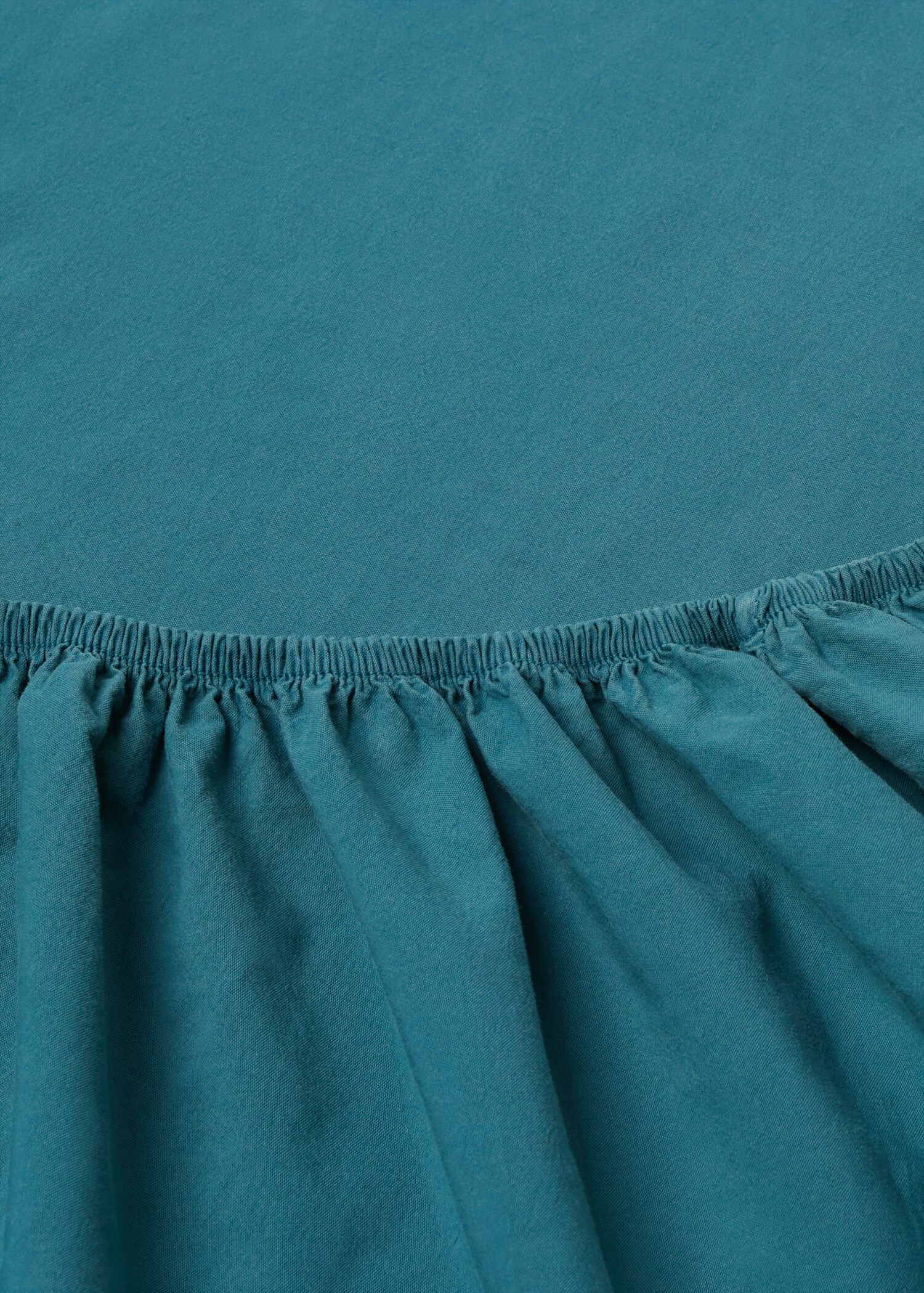 Drap-housse en coton lavé 140x200 cm - Plan moyen