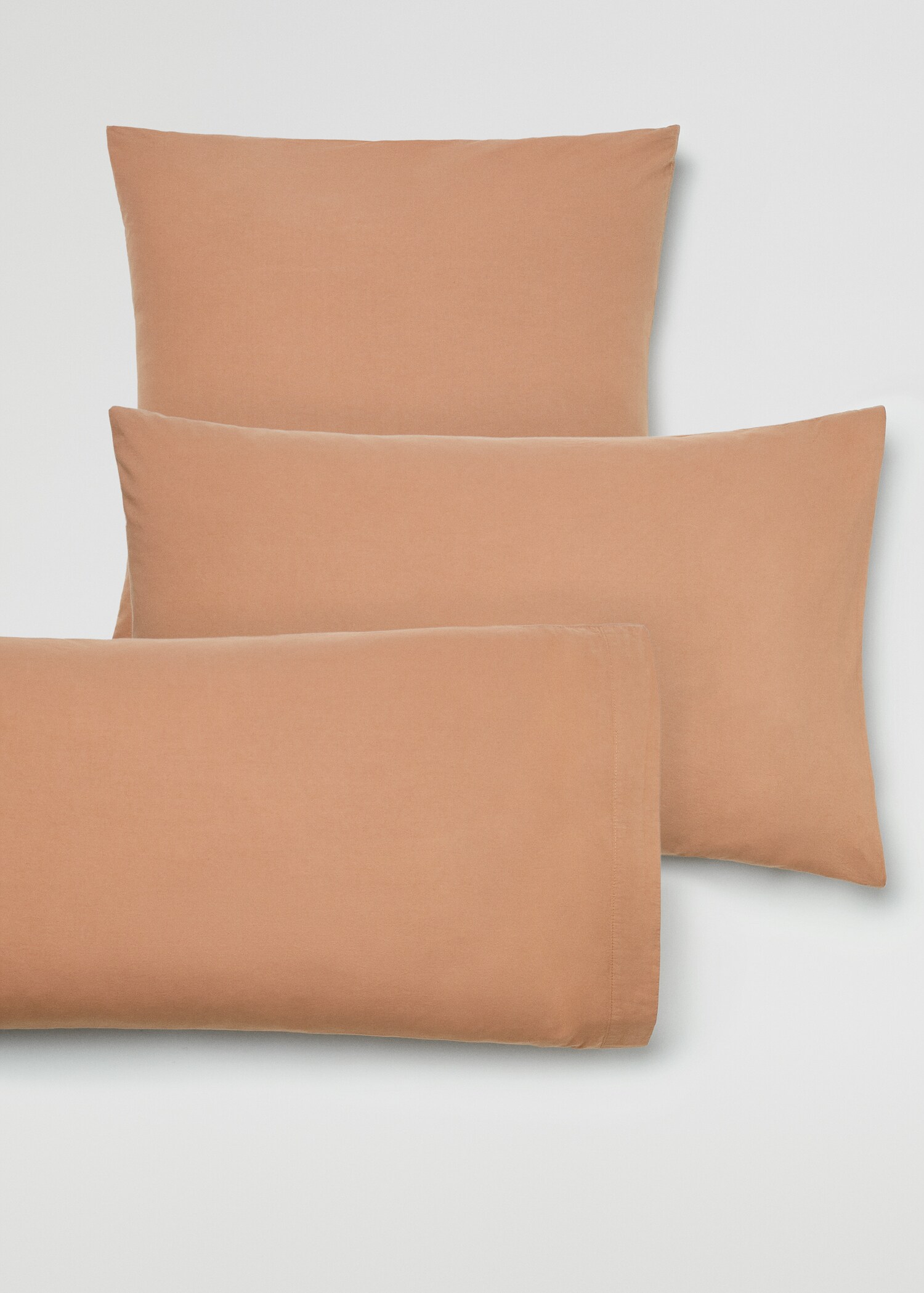 Washed cotton cushion cover 60x60cm (Pack of 2) - Details of the article 5