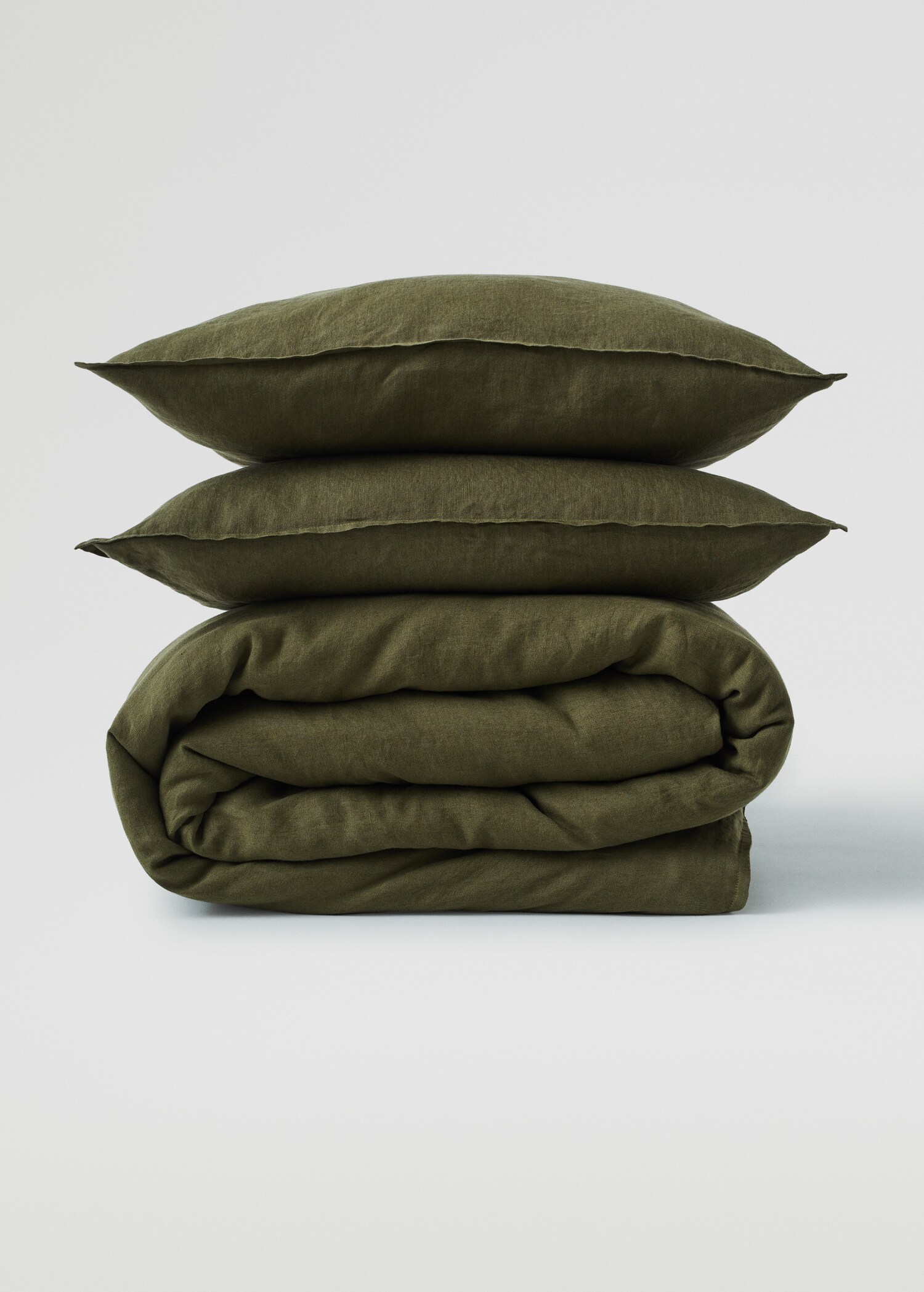 100% linen duvet cover for queen bed - Article without model