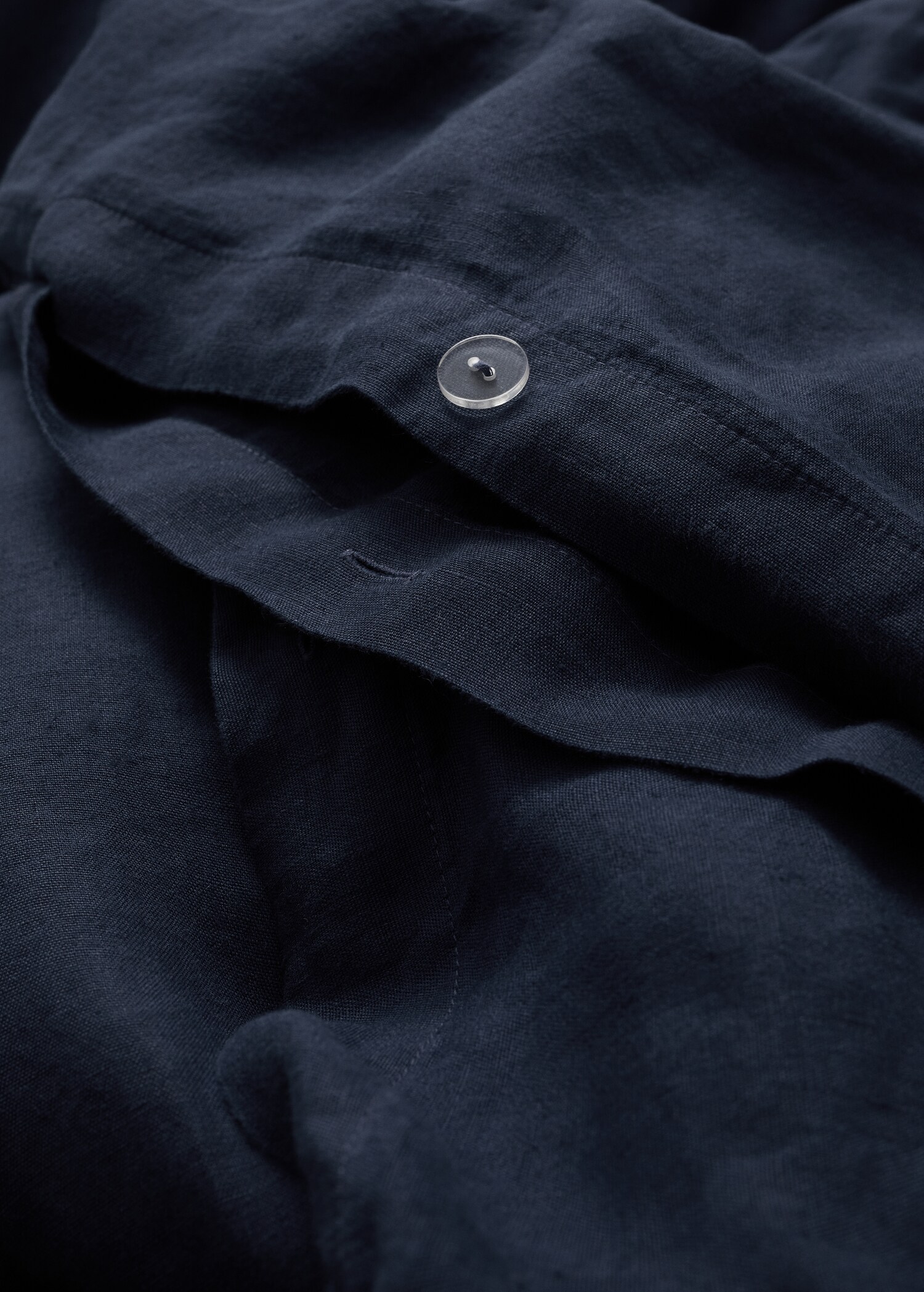 100% linen duvet cover for queen bed - Details of the article 3