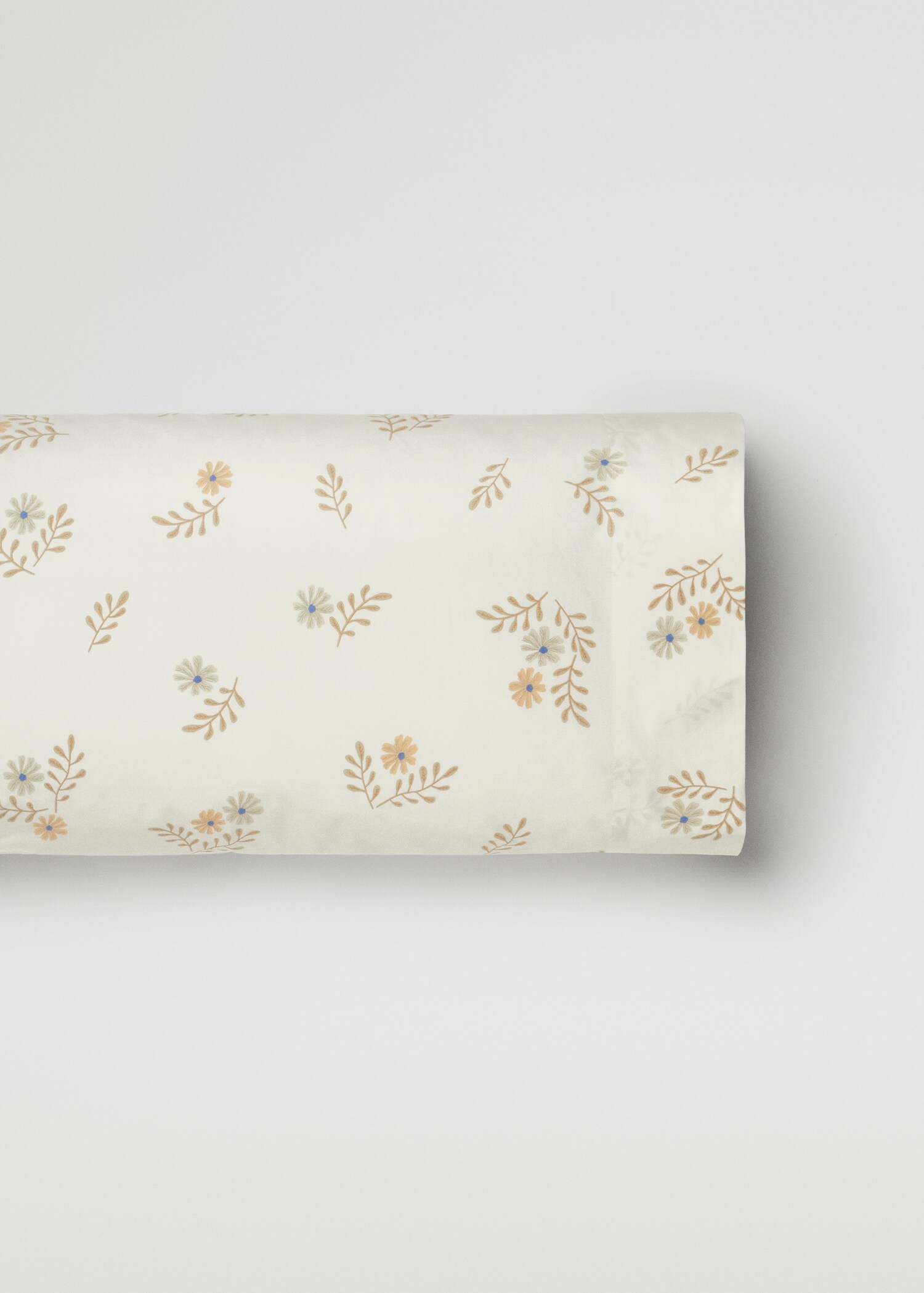 Kopfkissenbezug mit Blumenmuster 45 x 110 cm - Artikel ohne Model