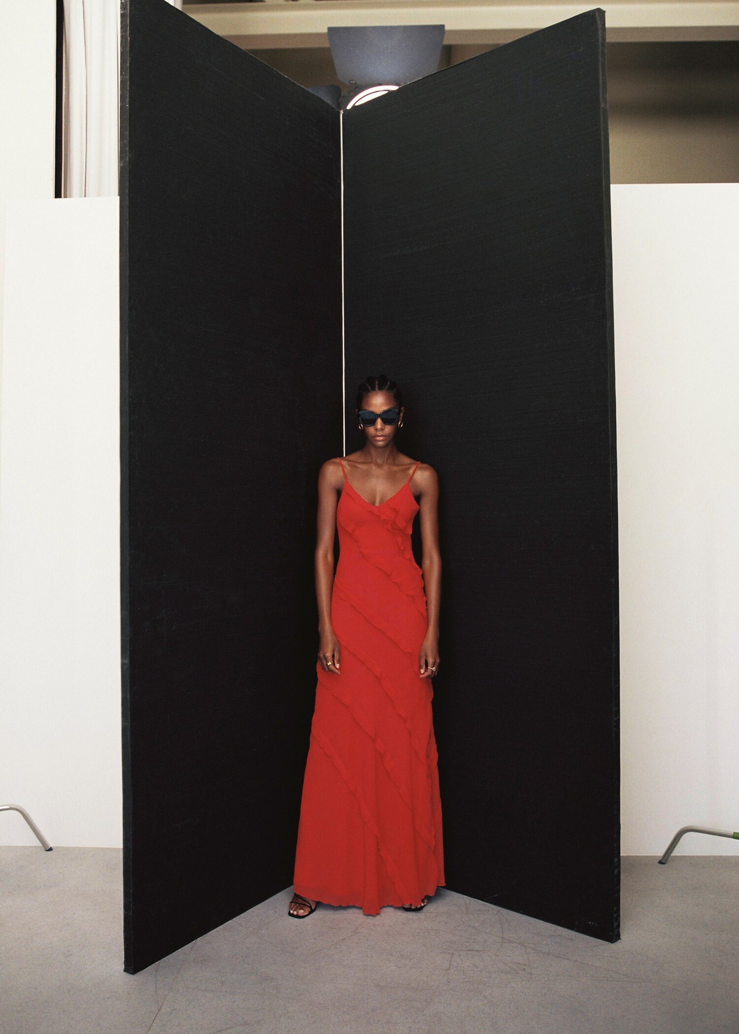 Chiffon ruffle dress - Details of the article 6
