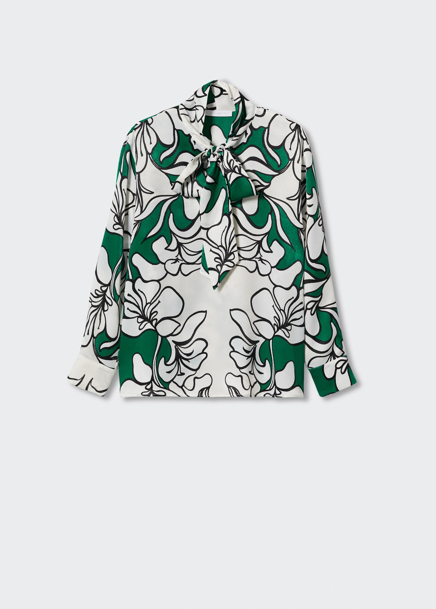 Bluse mit Blumenmuster - Artikel ohne Model