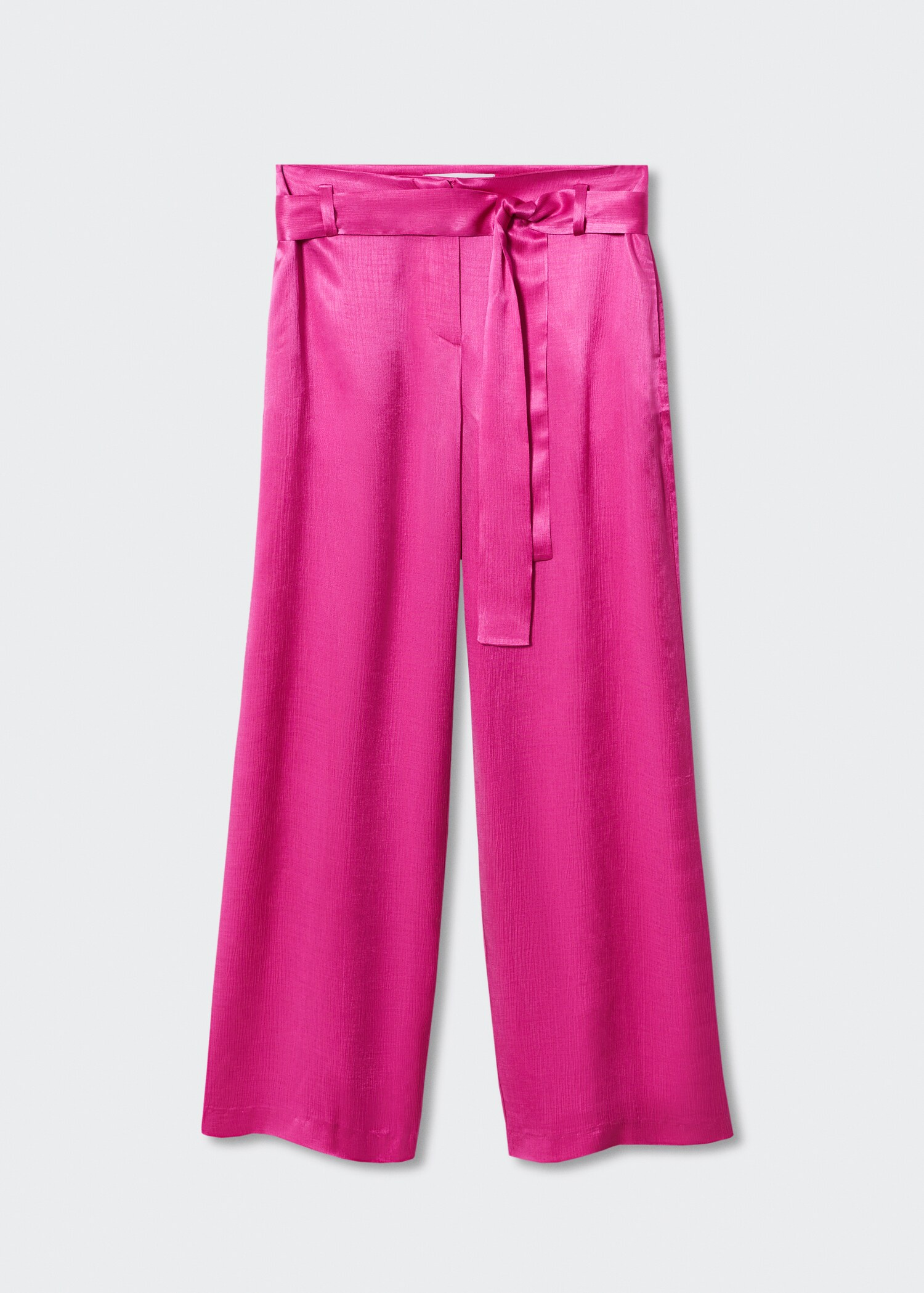 Bow satin trousers - Article without model