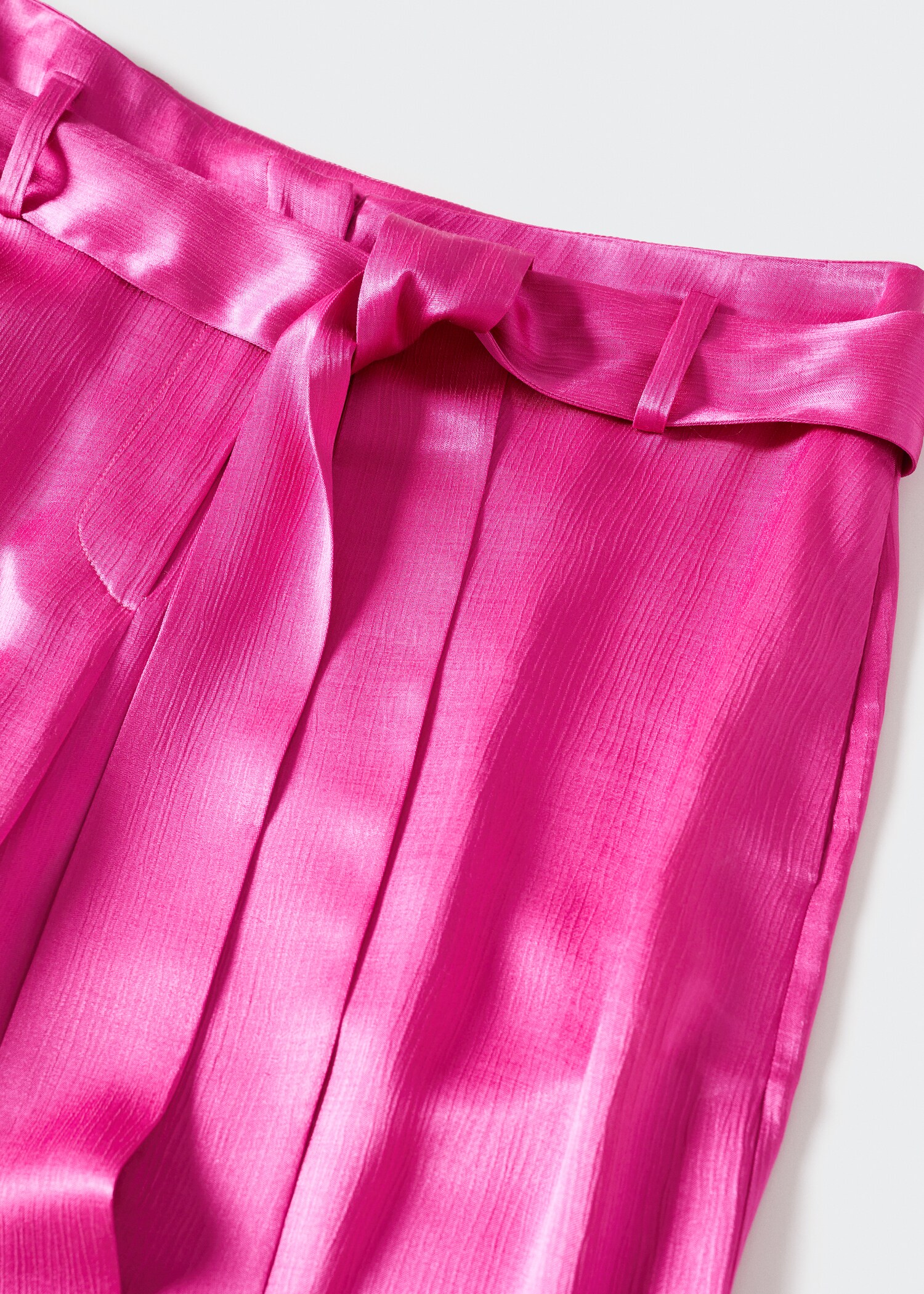Bow satin trousers - Details of the article 8