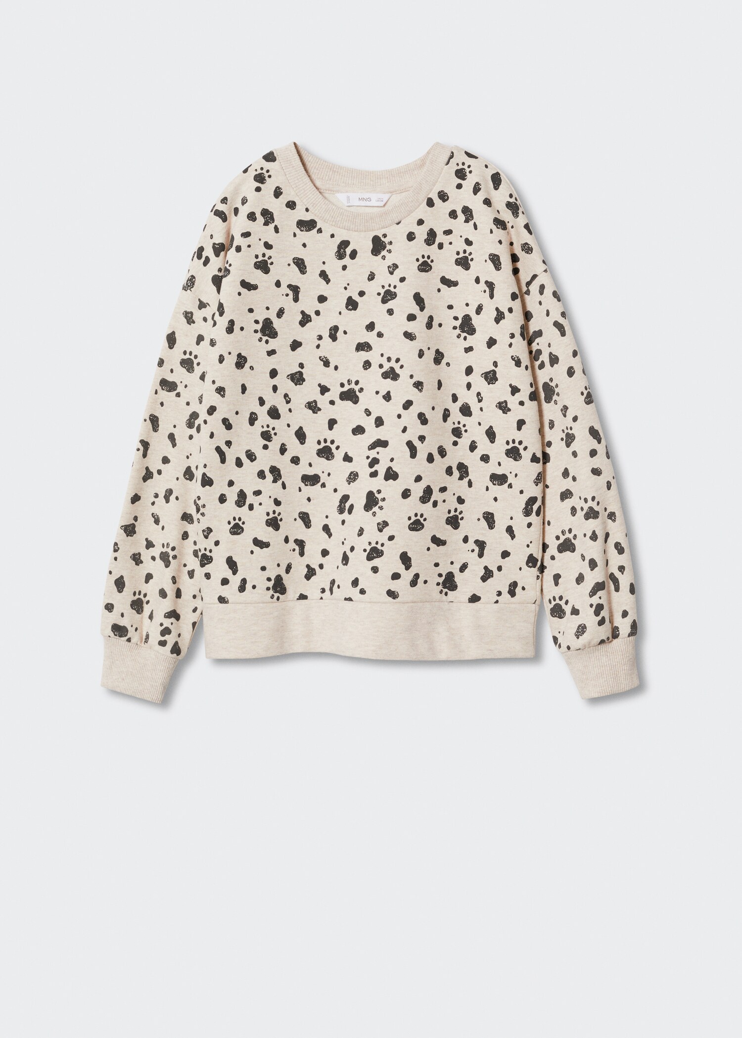 Printed cotton sweatshirt - Article without model