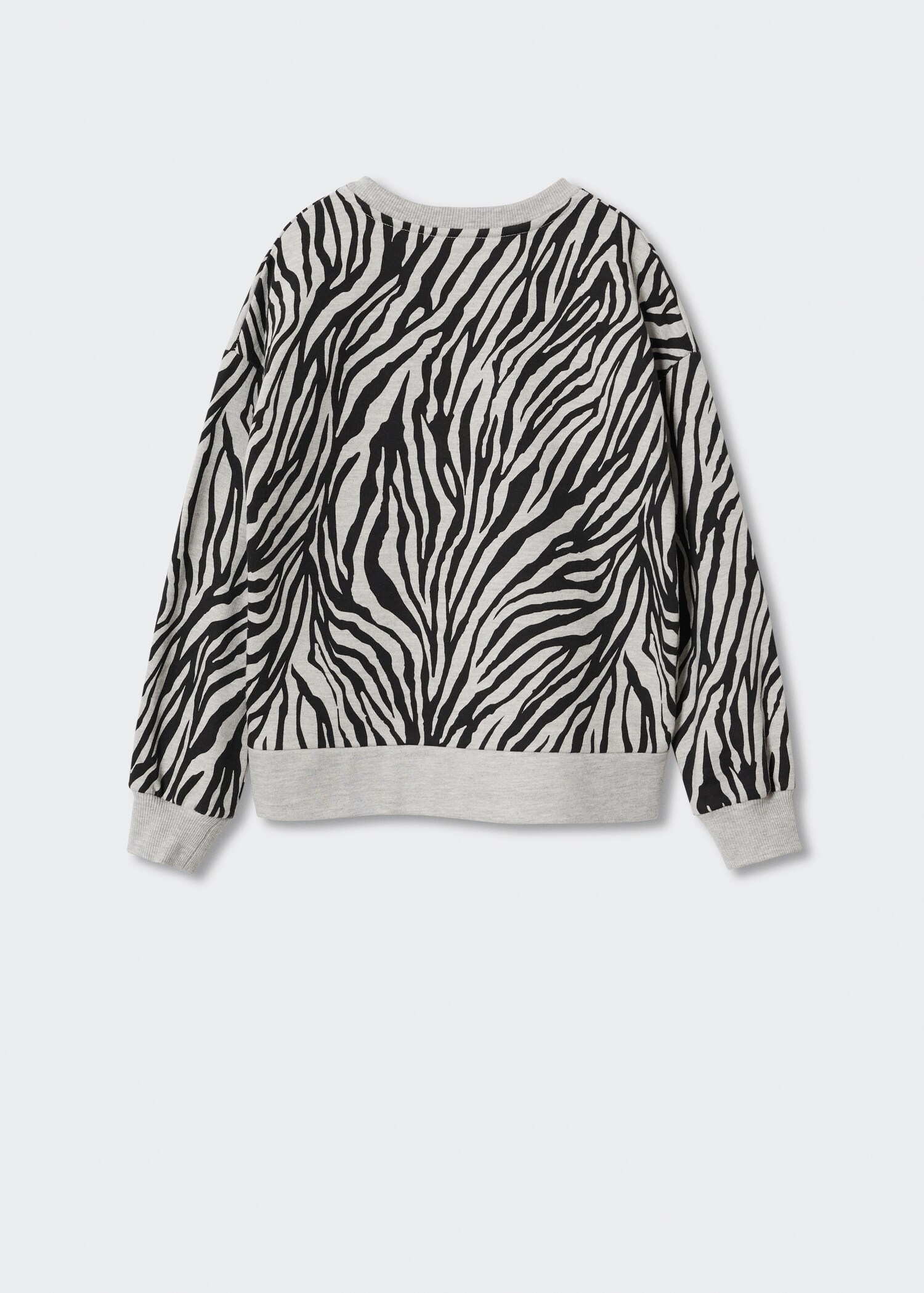 Printed cotton sweatshirt - Reverse of the article