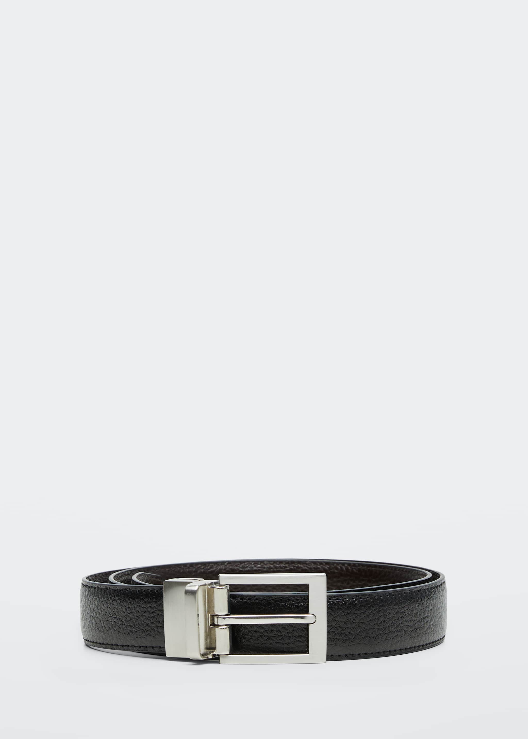 Reversible Tailored leather belt - Article without model