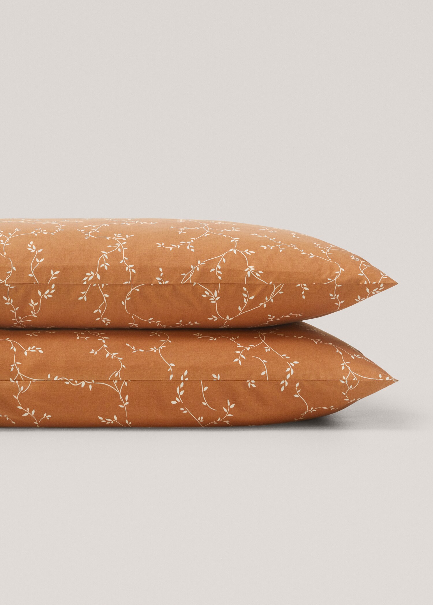 Floral print cushion cover 50x75cm - Medium plane