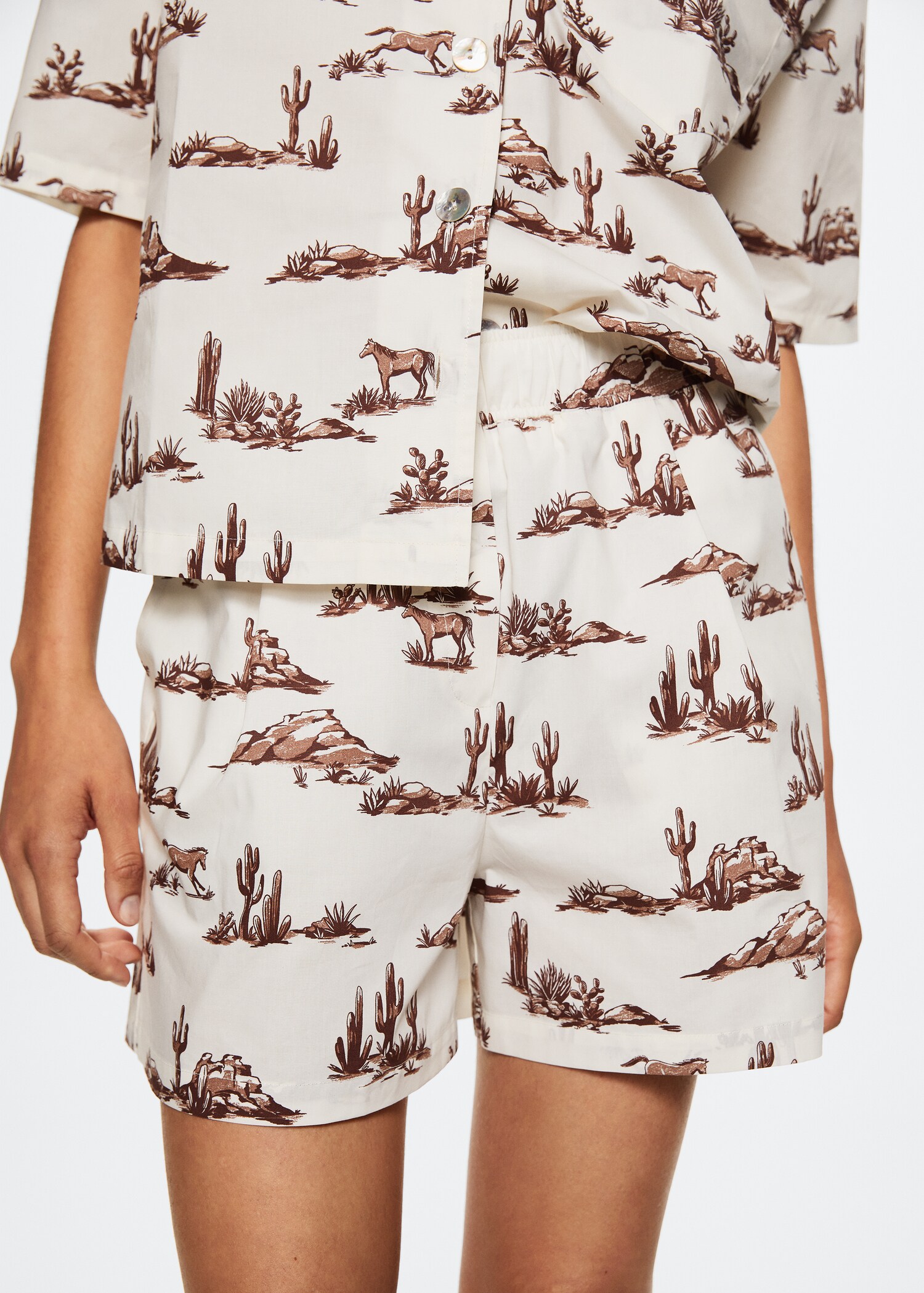 Shorts algodão estampados - Pormenor do artigo 2
