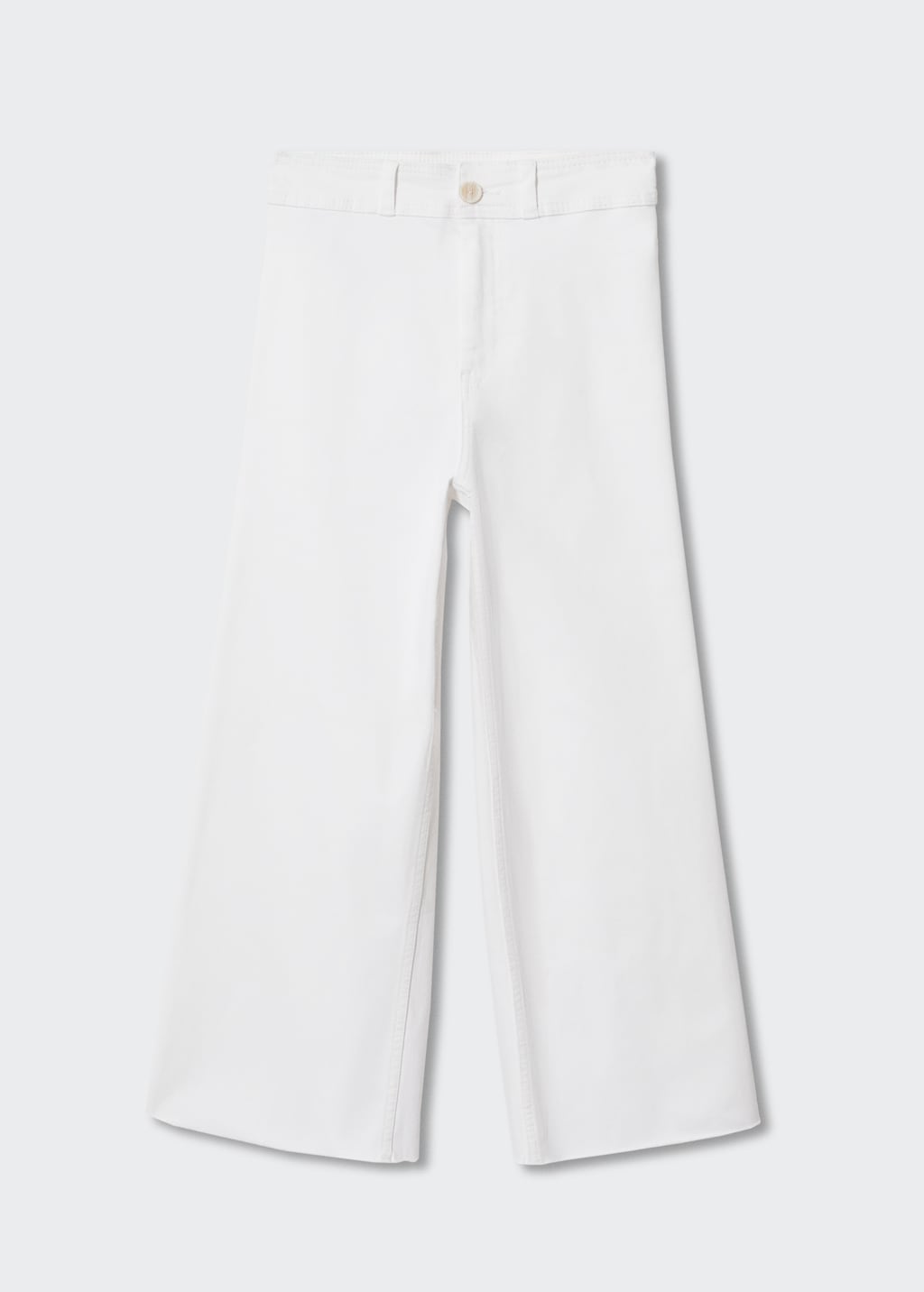 Jeans culotte blancos deals