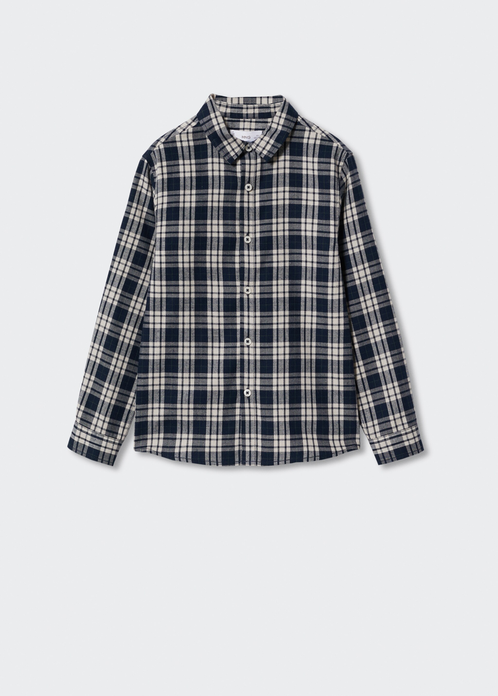 Check cotton shirt - Article without model
