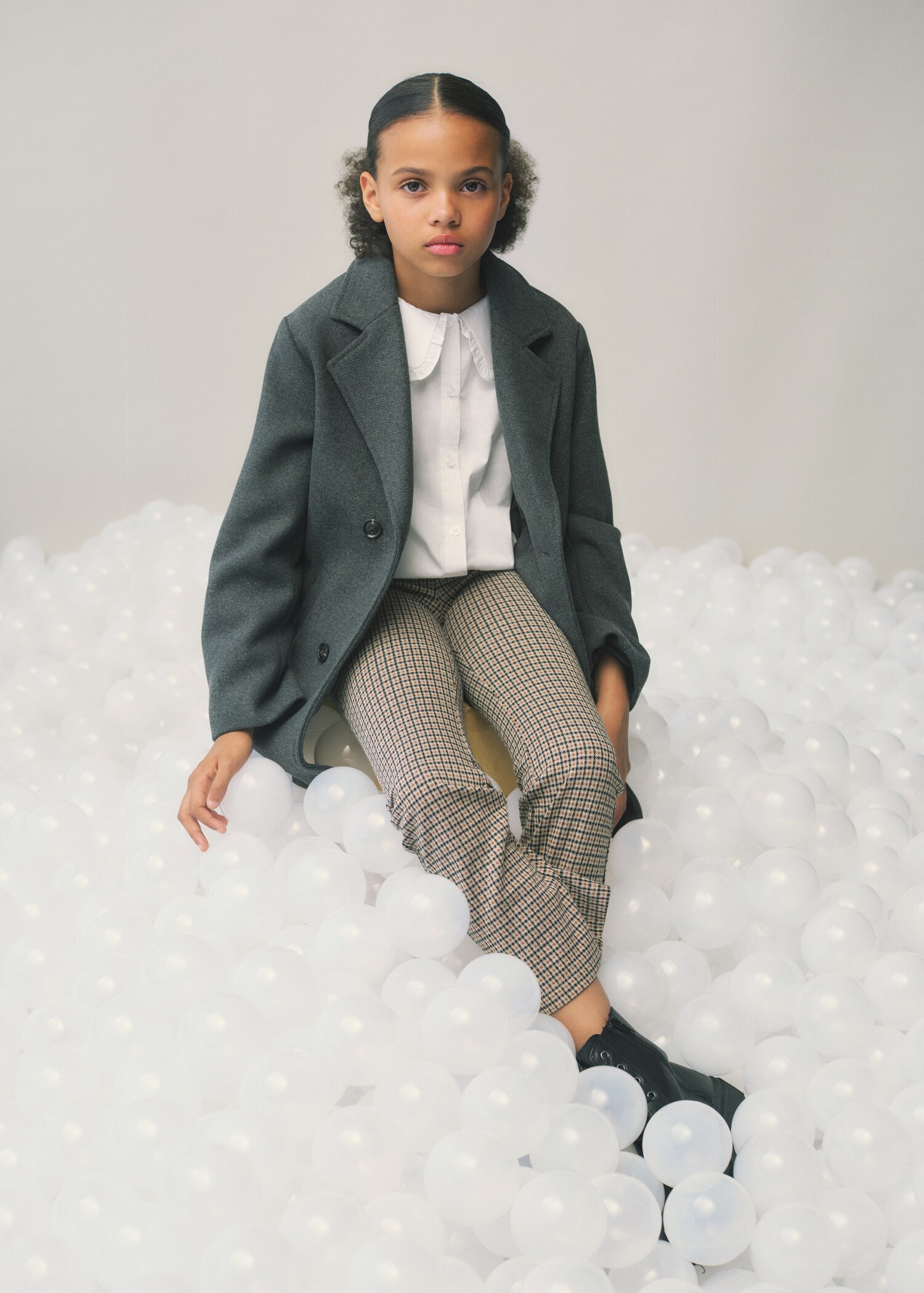 Double baby-collar shirt - Details of the article 5