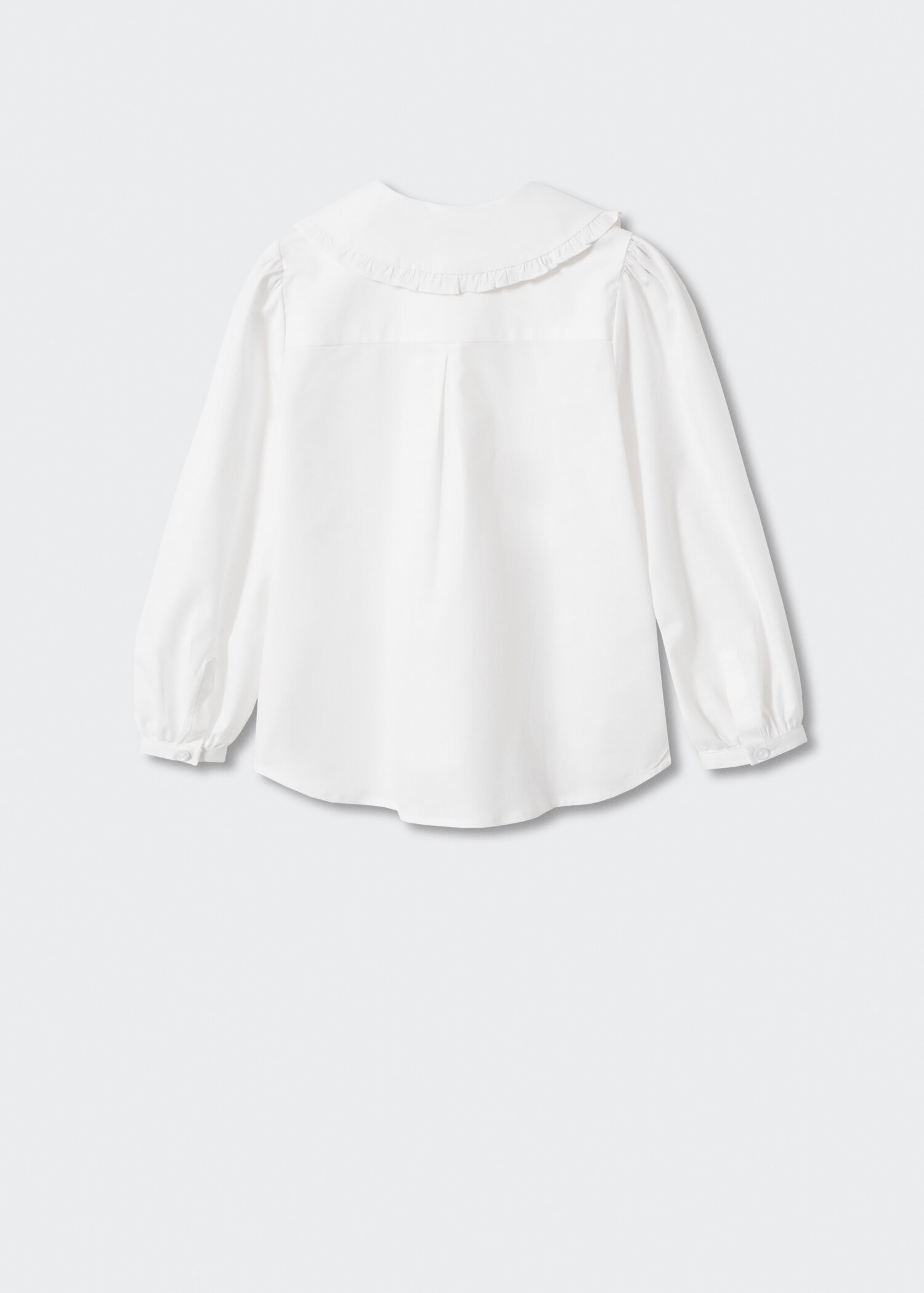 Double baby-collar shirt - Reverse of the article