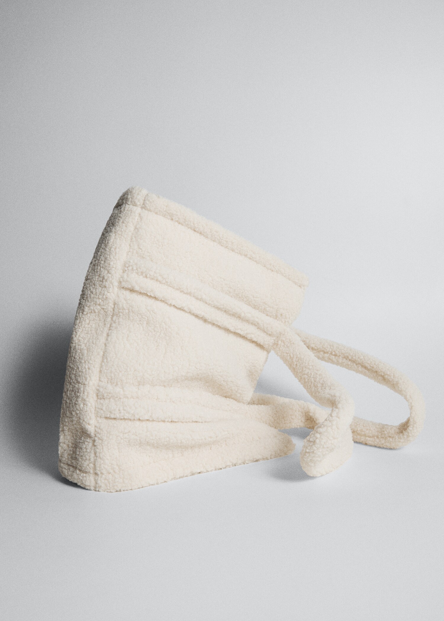 Shopper faux-shearling bag - Details of the article 3