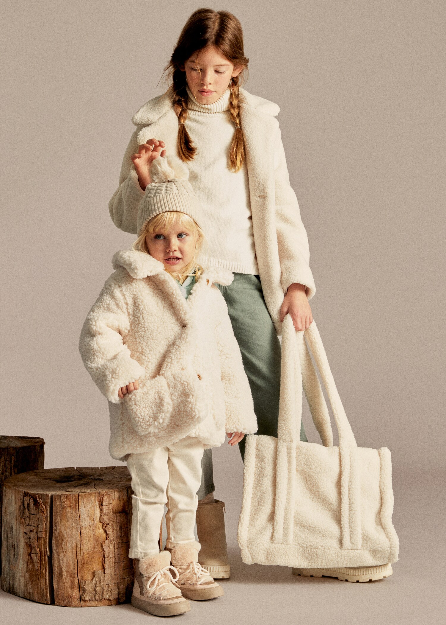 Shopper faux-shearling bag - Details of the article 6