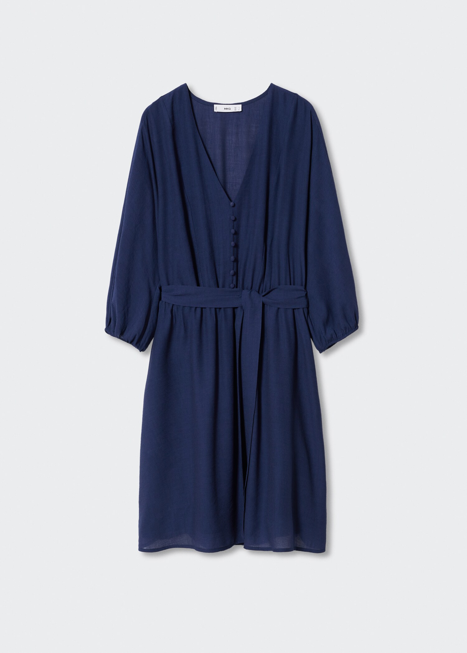 Short belted dress - Article without model