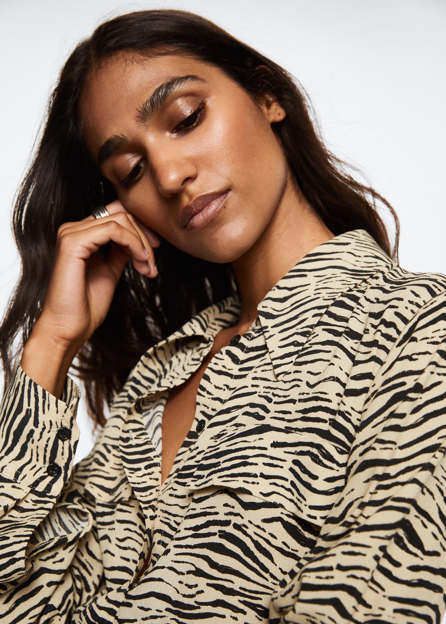 Animal print jumpsuit - Details of the article 2