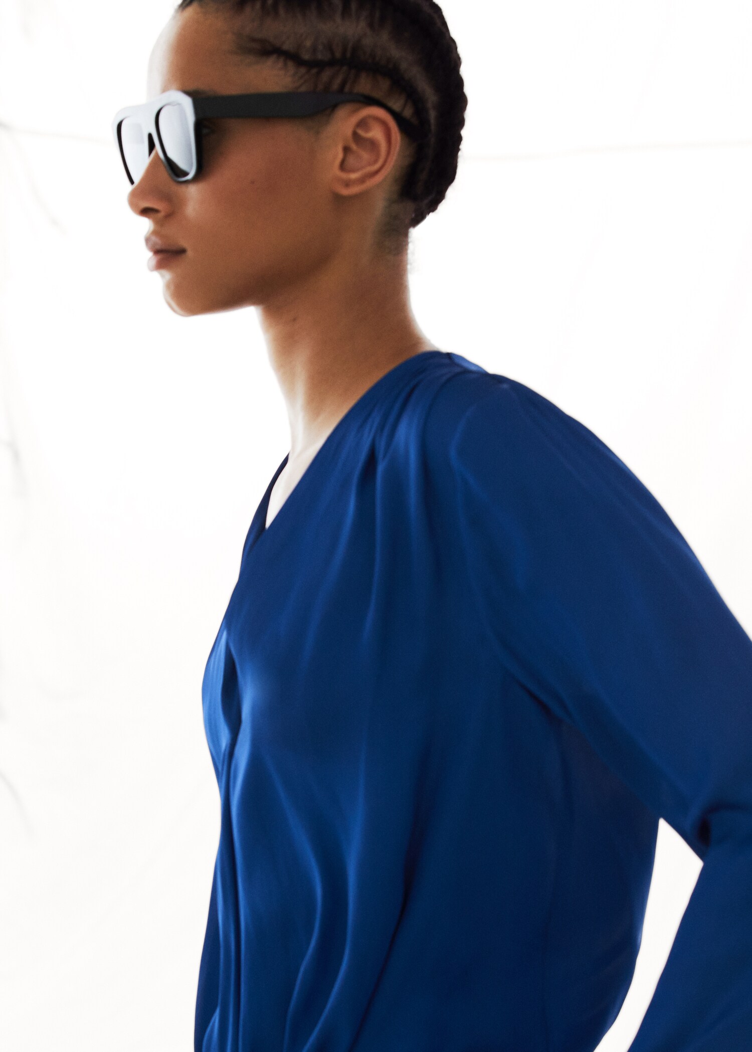 Bluse mit Wickelausschnitt - Detail des Artikels 6
