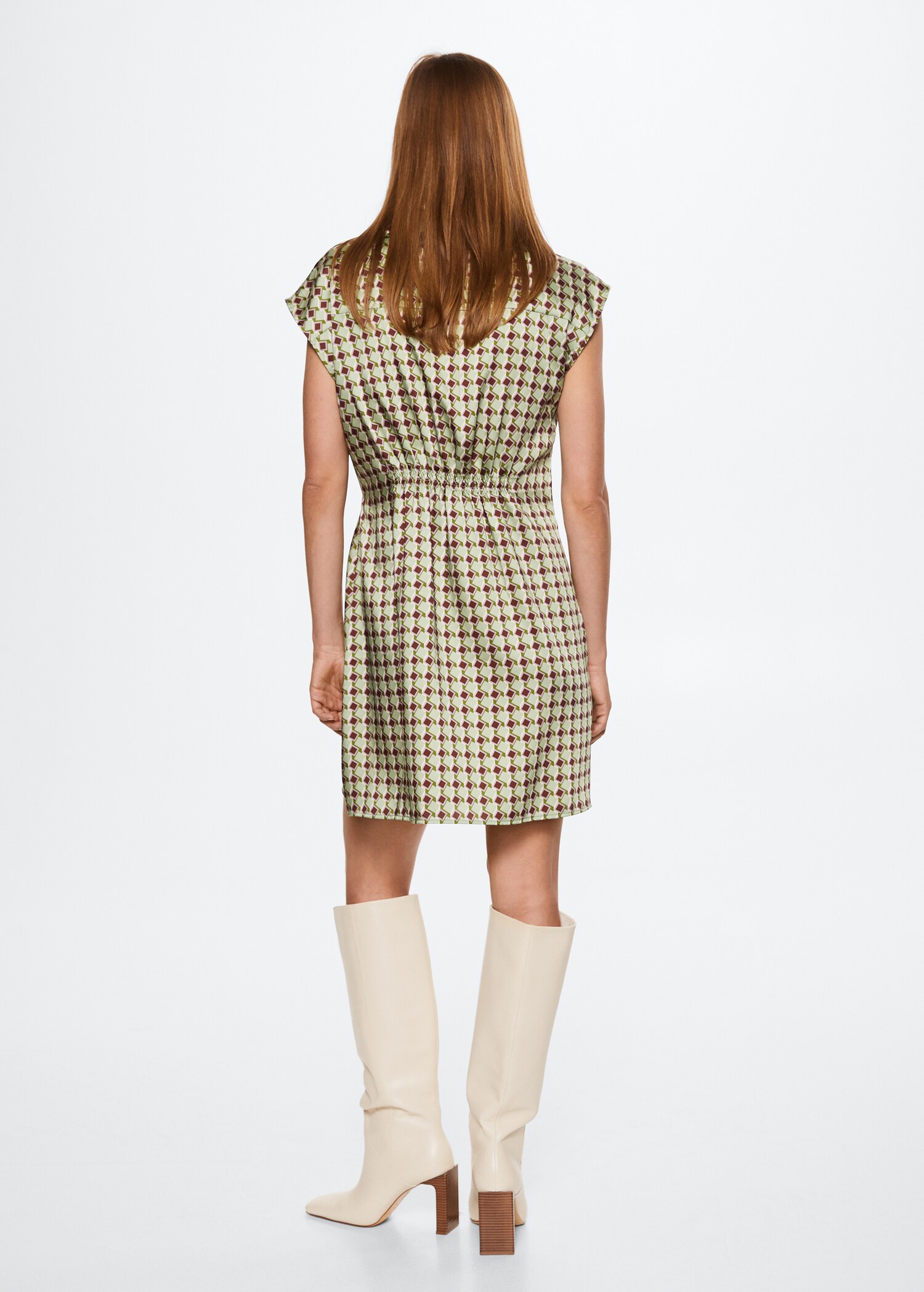 Vestit estampat retro - Revers de l'article