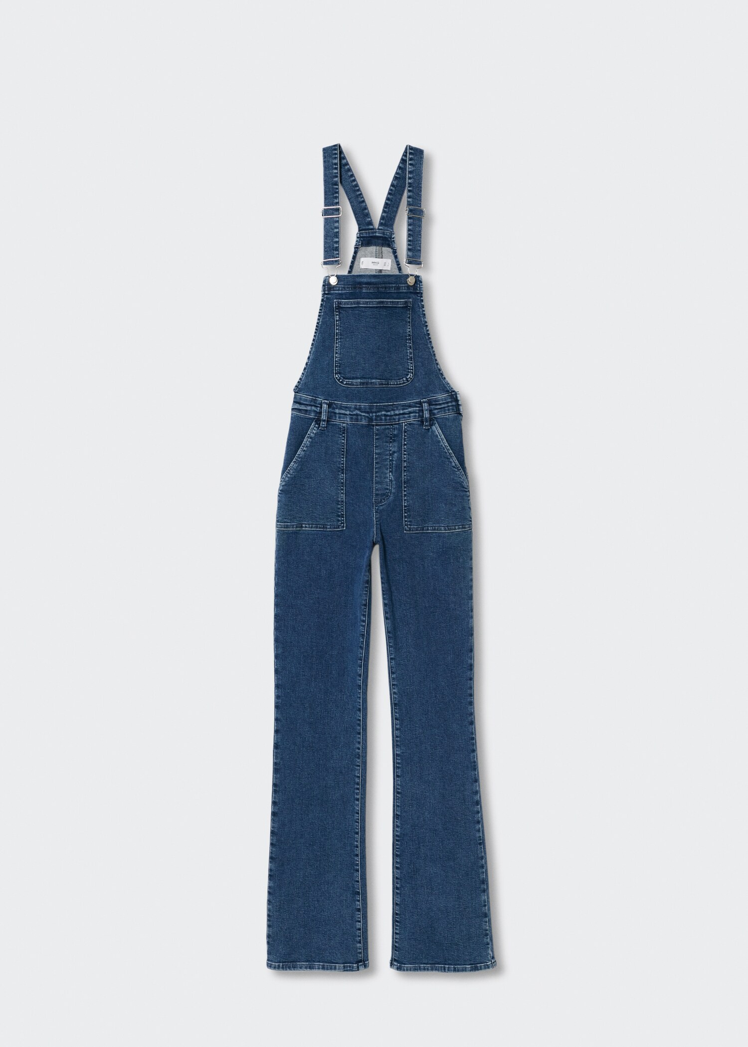 Lined denim dungarees - Article without model