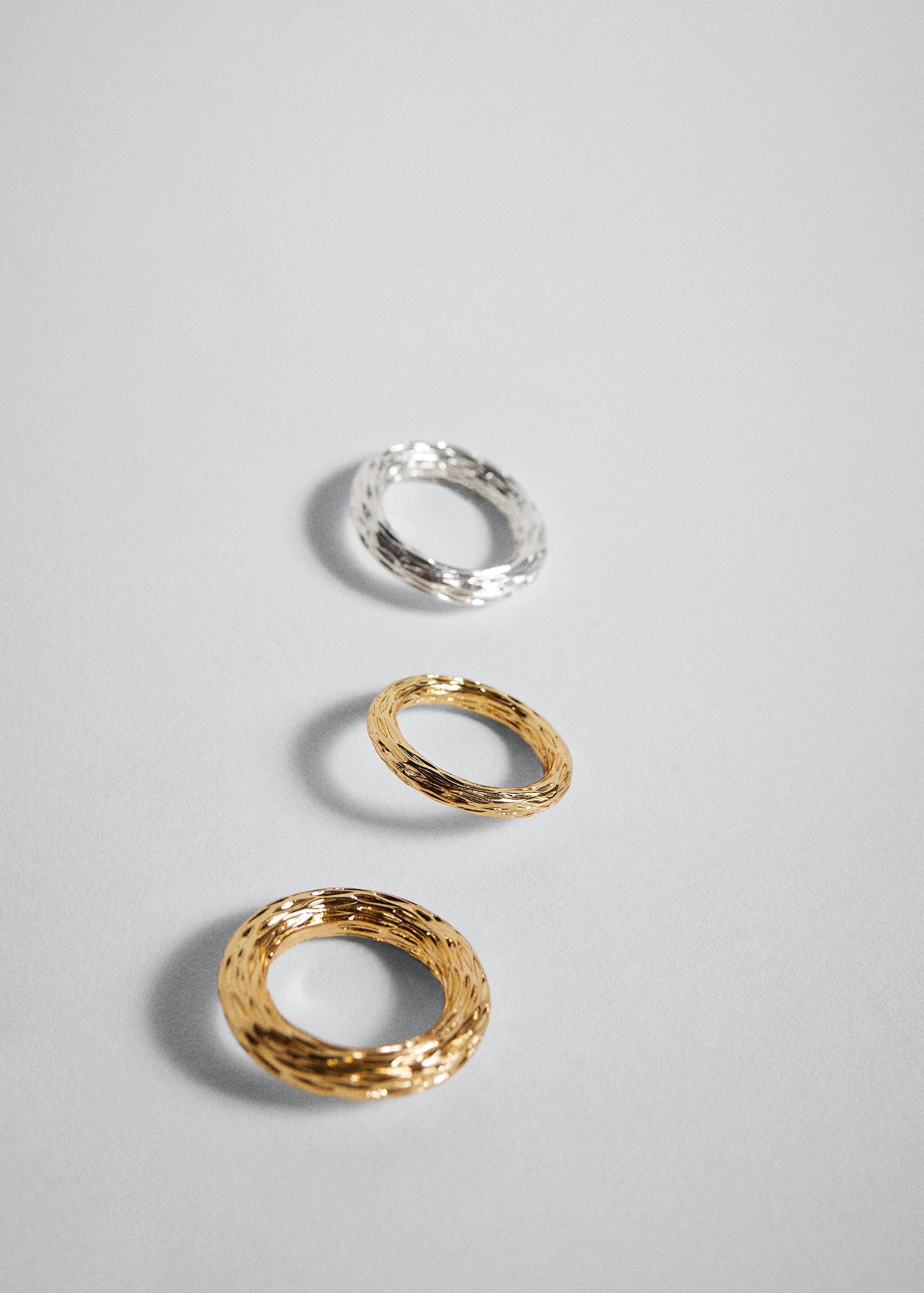 Pack of 3 combined rings - Medium plane