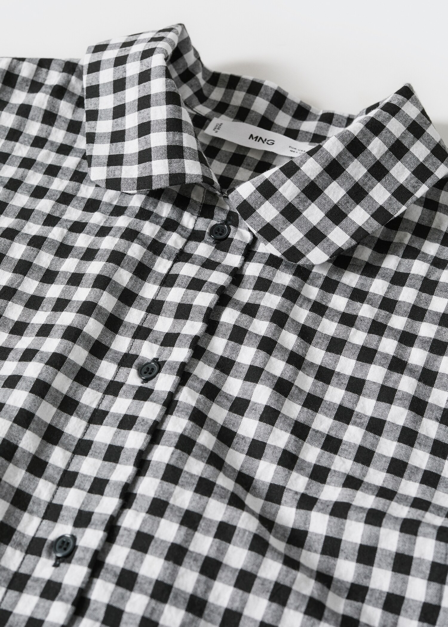 Camisa pijama cuadros franela - Detalle del artículo 8