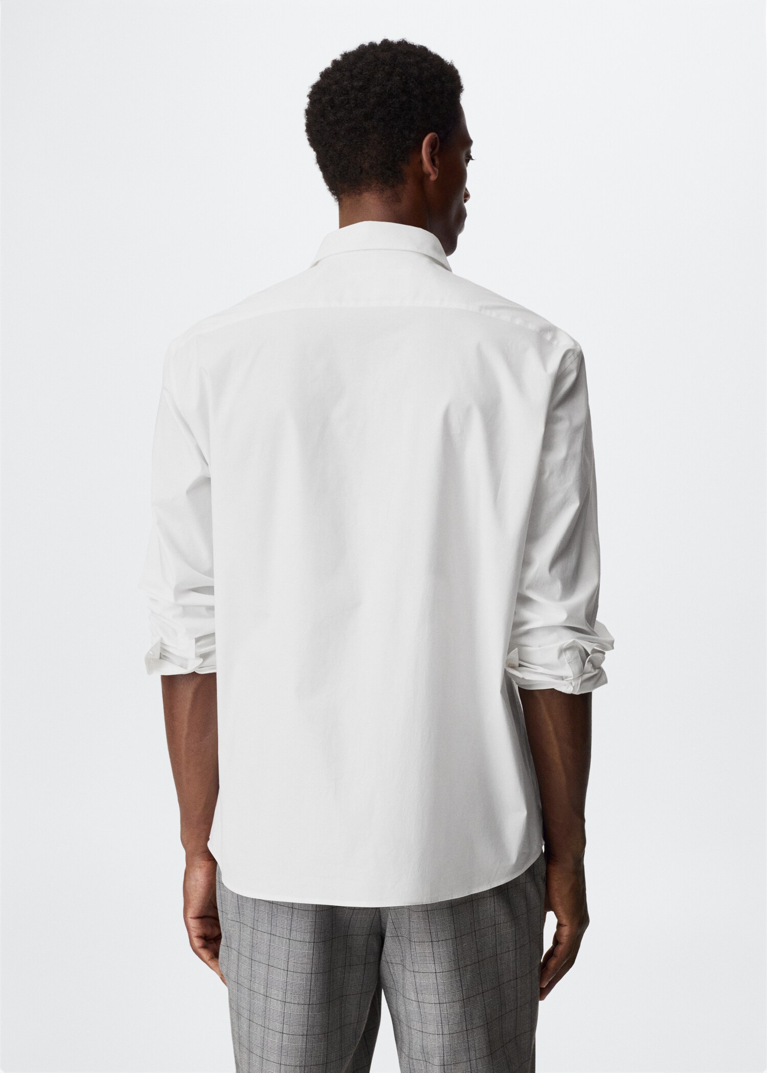 Relaxed-fit cotton shirt - Reverse of the article