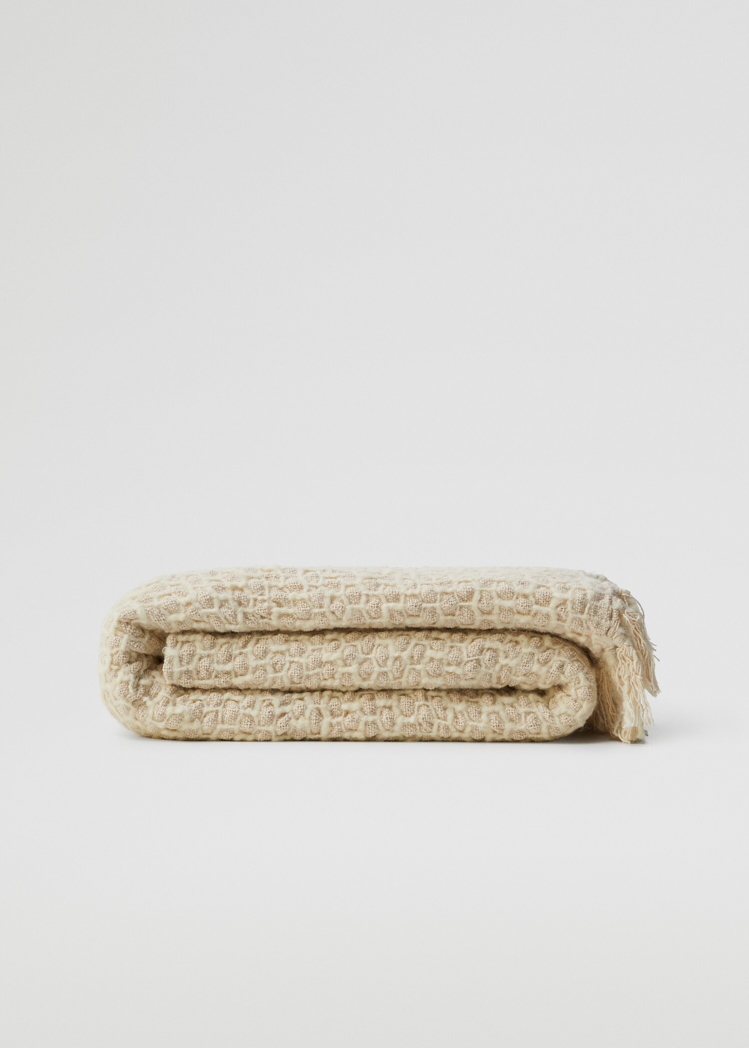 Blanket of wool mix fabric 180x130cm  - Article without model