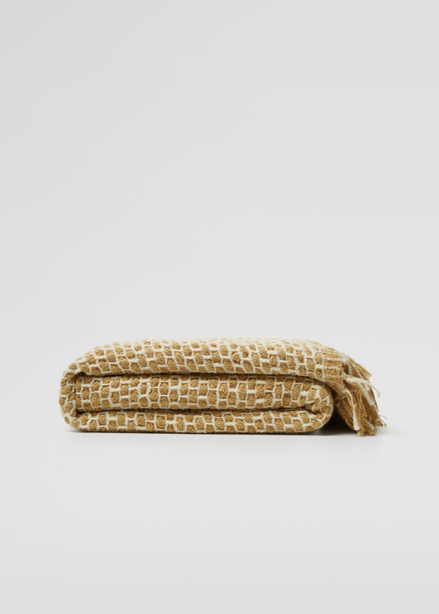 Blanket of wool mix fabric 180x130cm  - Article without model