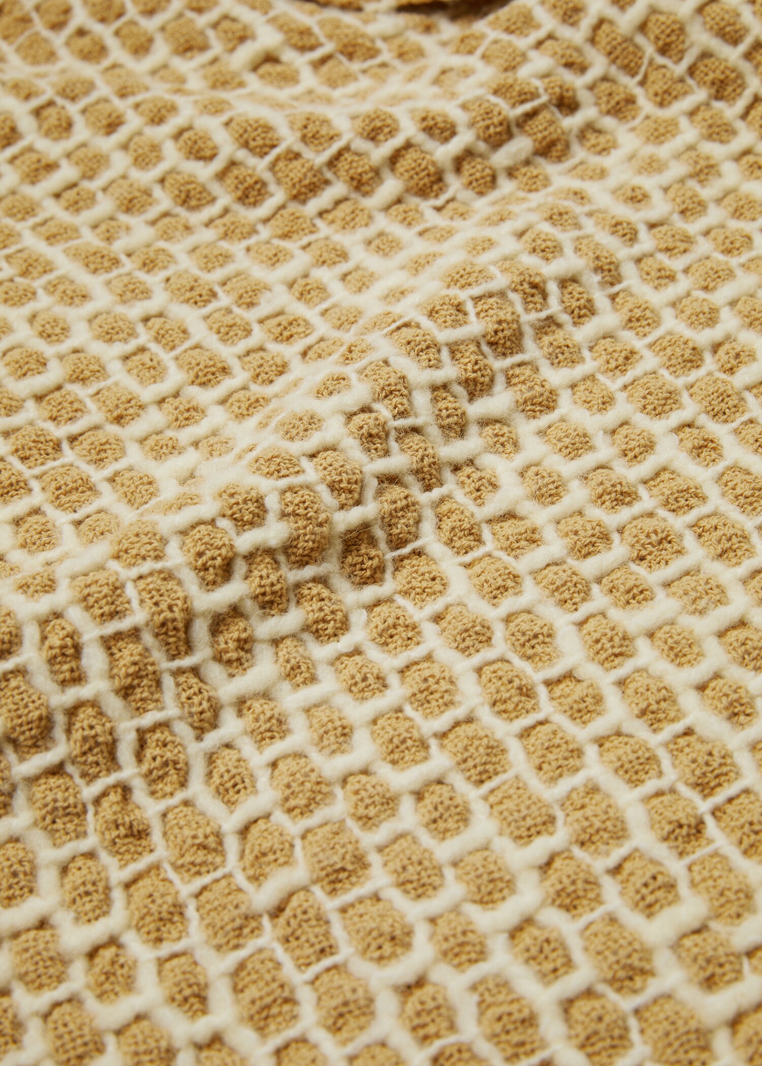 Blanket of wool mix fabric 180x130cm  - Details of the article 2