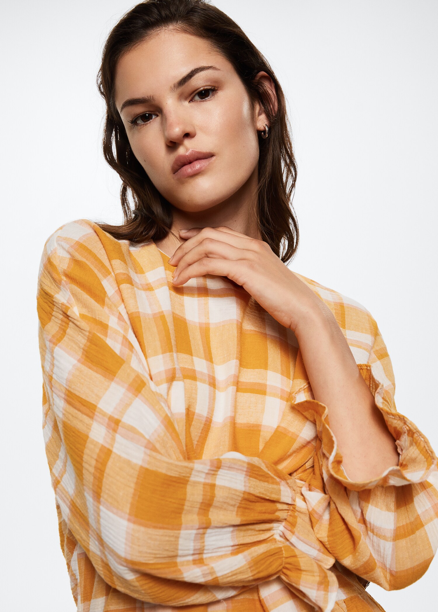 Robe coton à carreaux - Détail de l'article 1