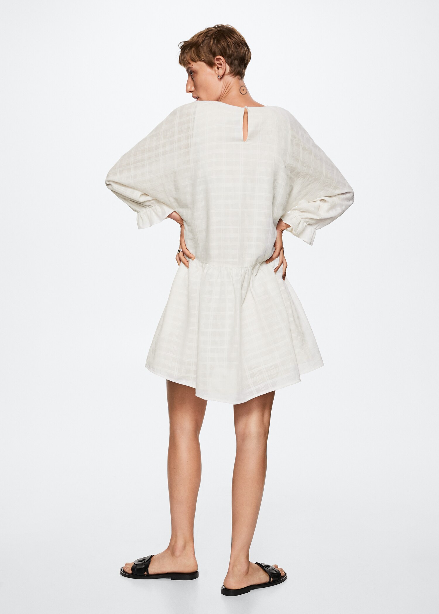 Robe coton volants - Verso de l’article