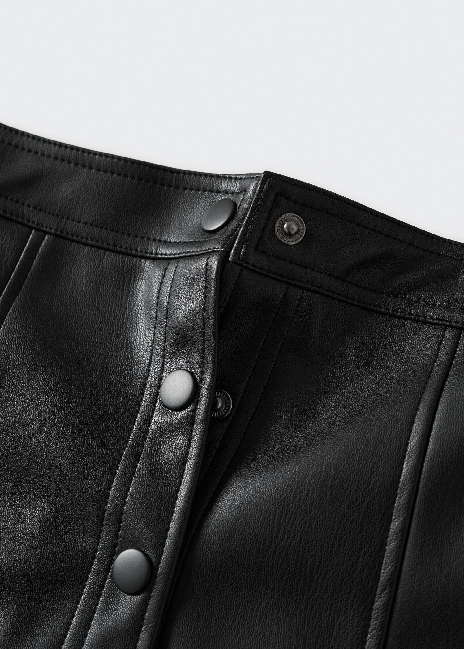 Leather-effect skirt - Details of the article 8