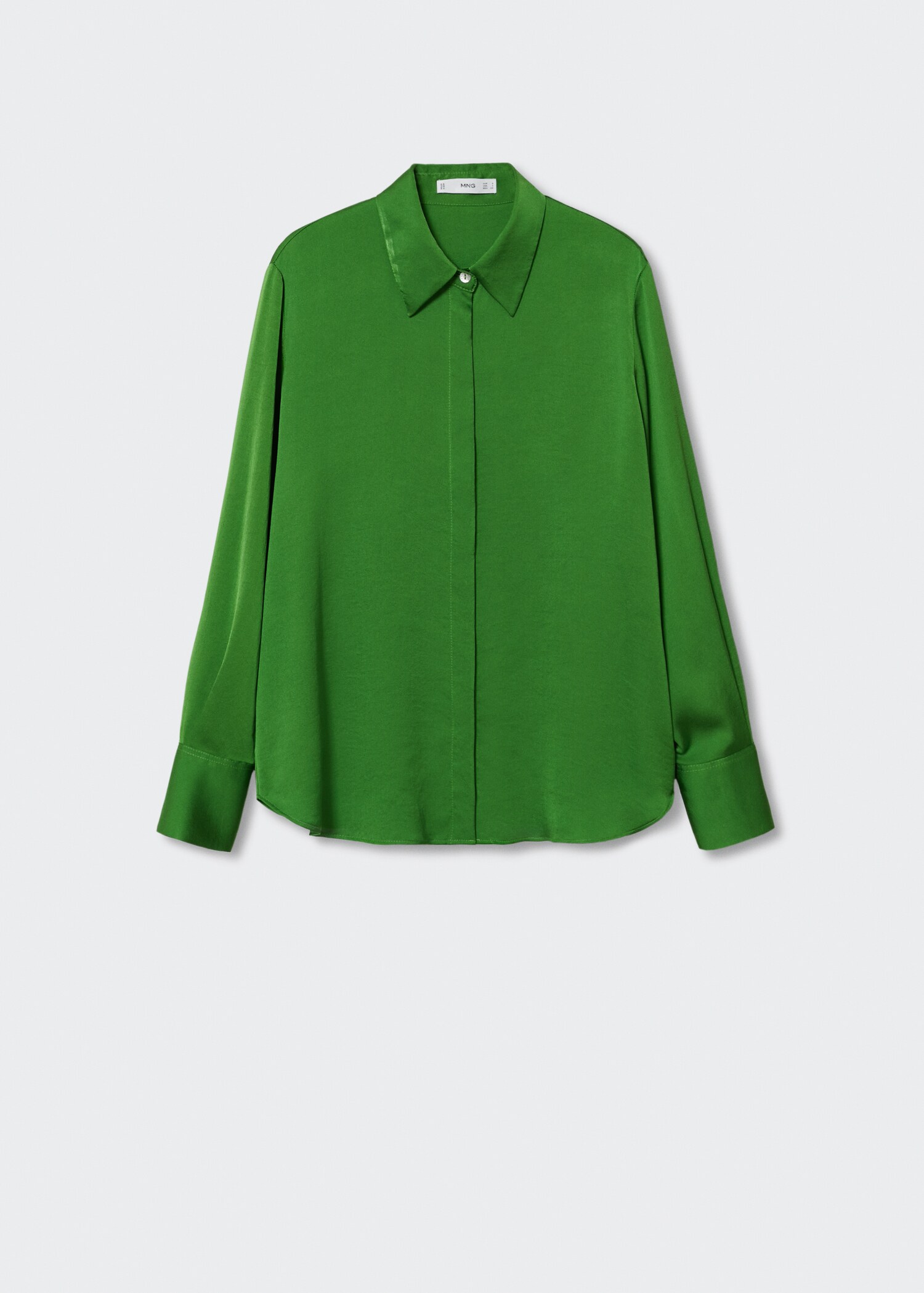 Satin finish flowy shirt - Article without model