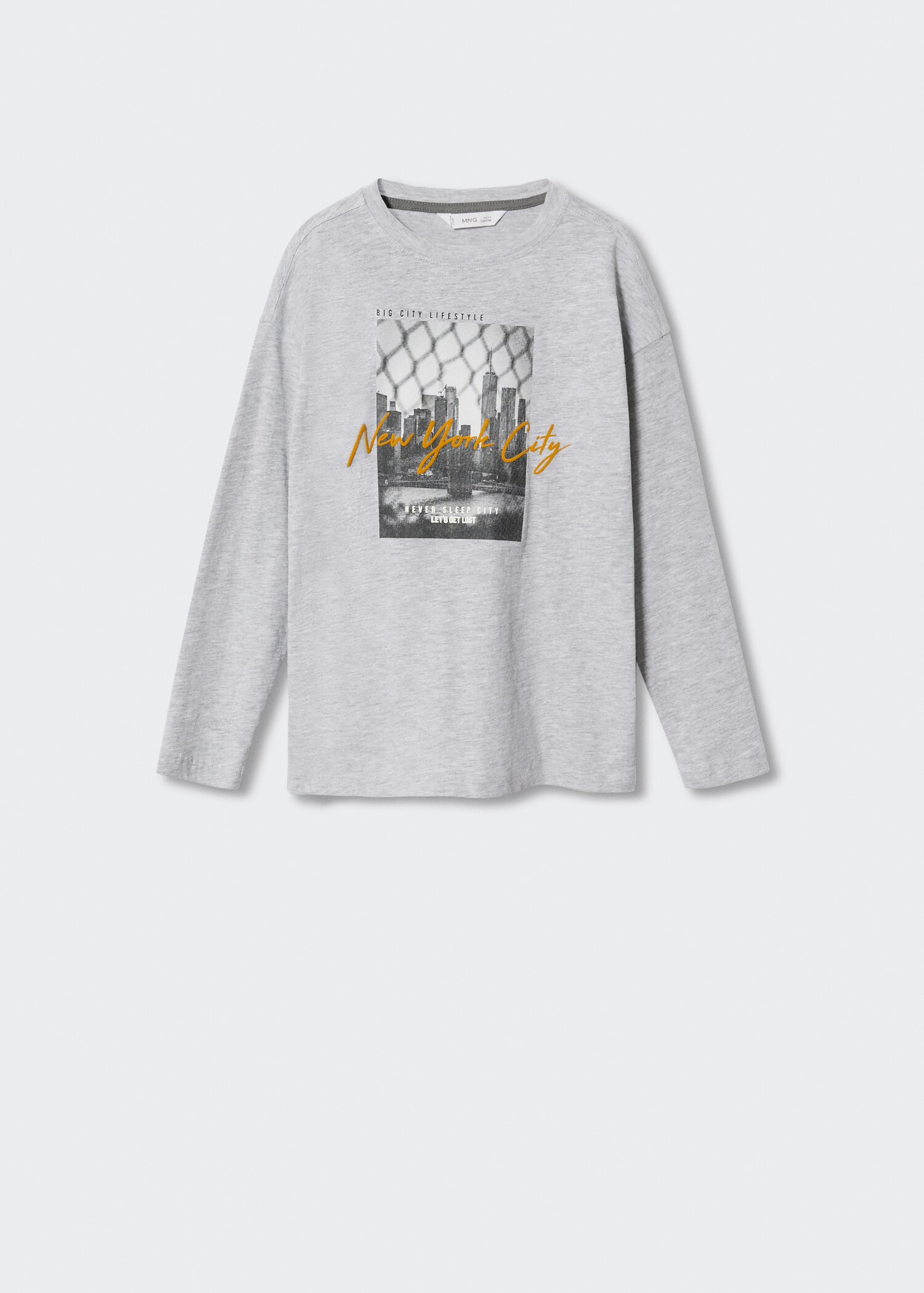 Katoenen T-shirt met print - Artikel zonder model