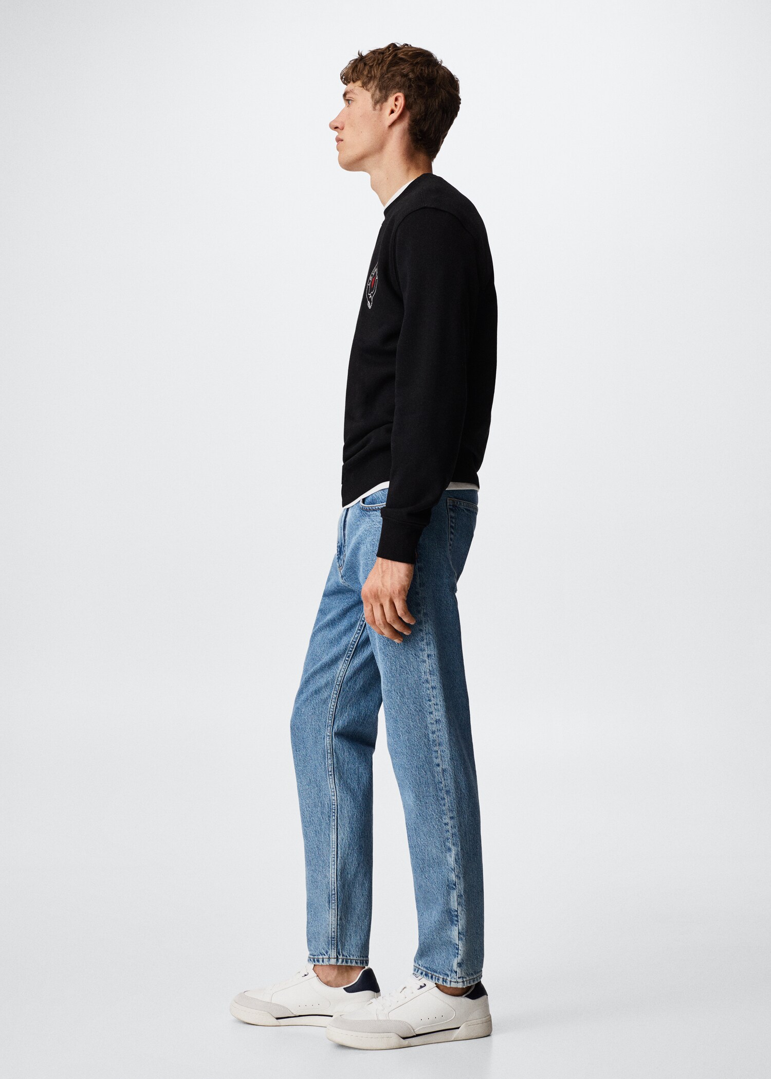 Katoenen sweatshirt met borduursel - Detail van het artikel 2