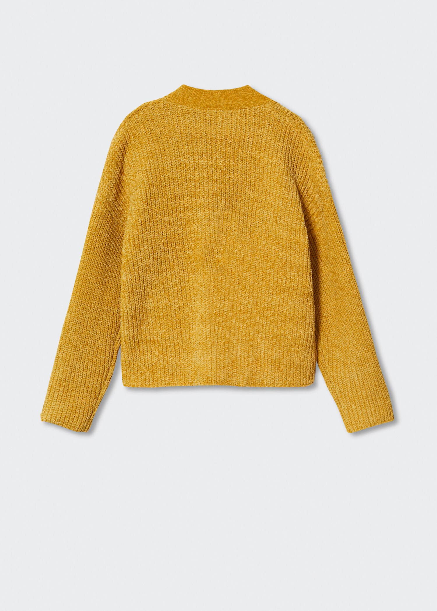 Strickjacke mit Knöpfen - Rückseite des Artikels