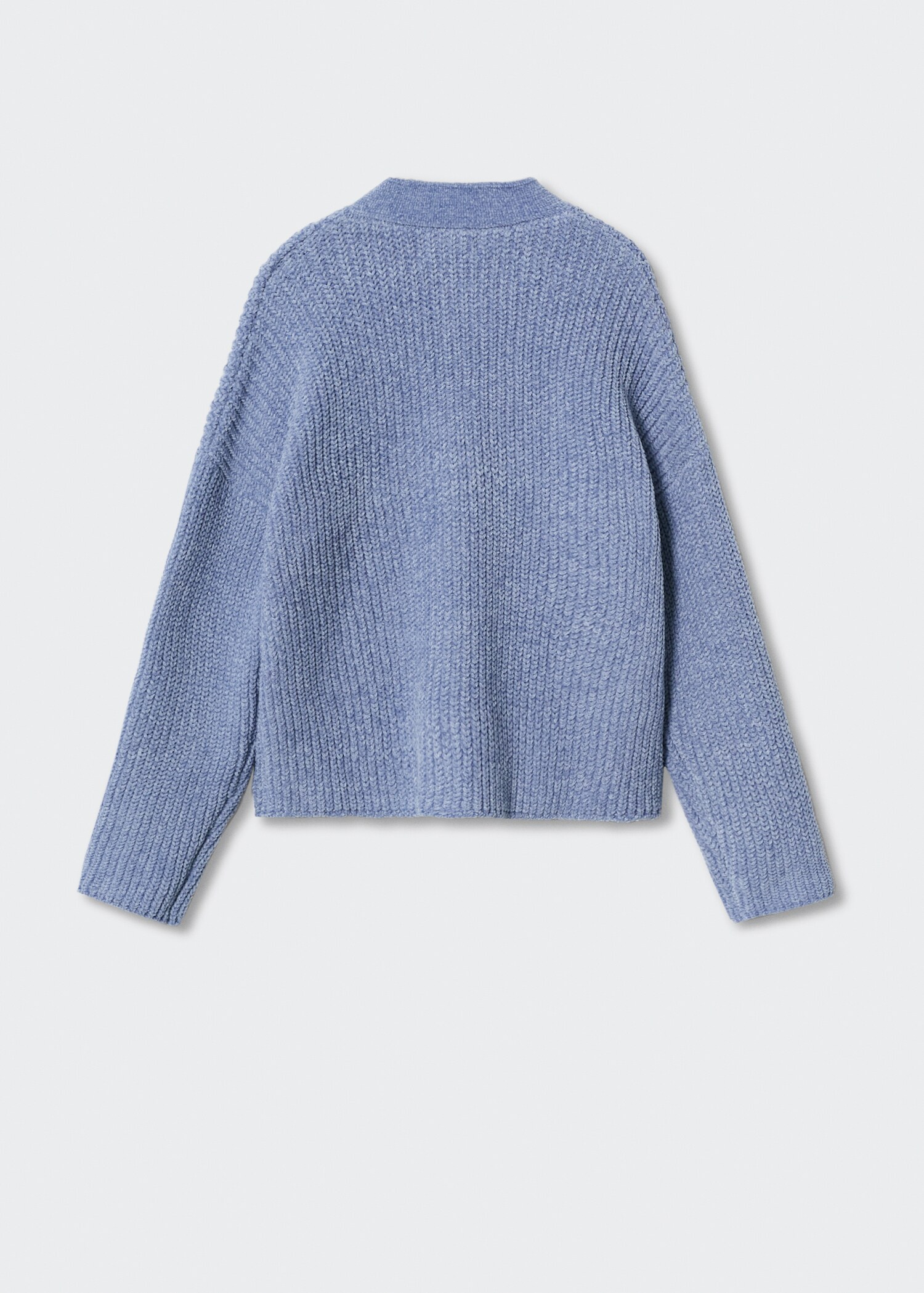 Strickjacke mit Knöpfen - Rückseite des Artikels