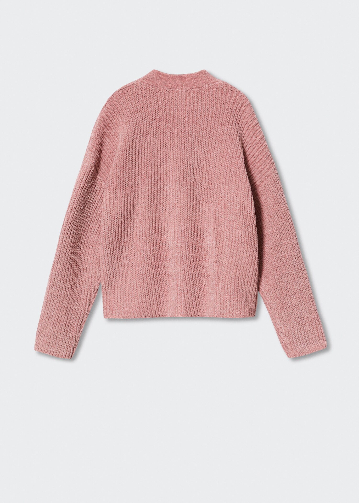 Strickjacke mit Knöpfen - Rückseite des Artikels