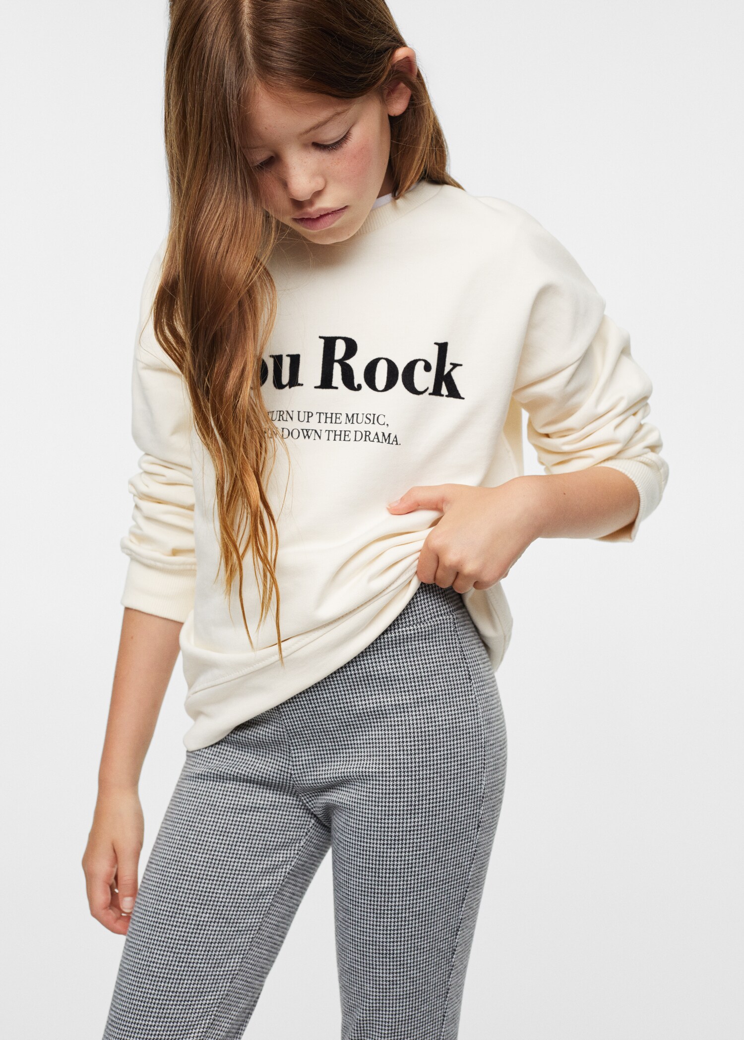 Houndstooth leggings - Details of the article 1