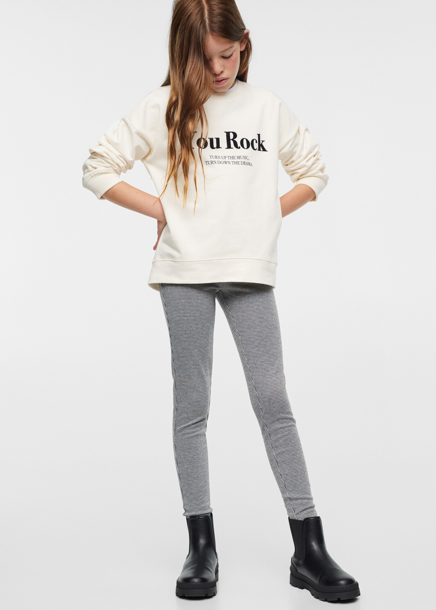 Houndstooth leggings - Details of the article 2