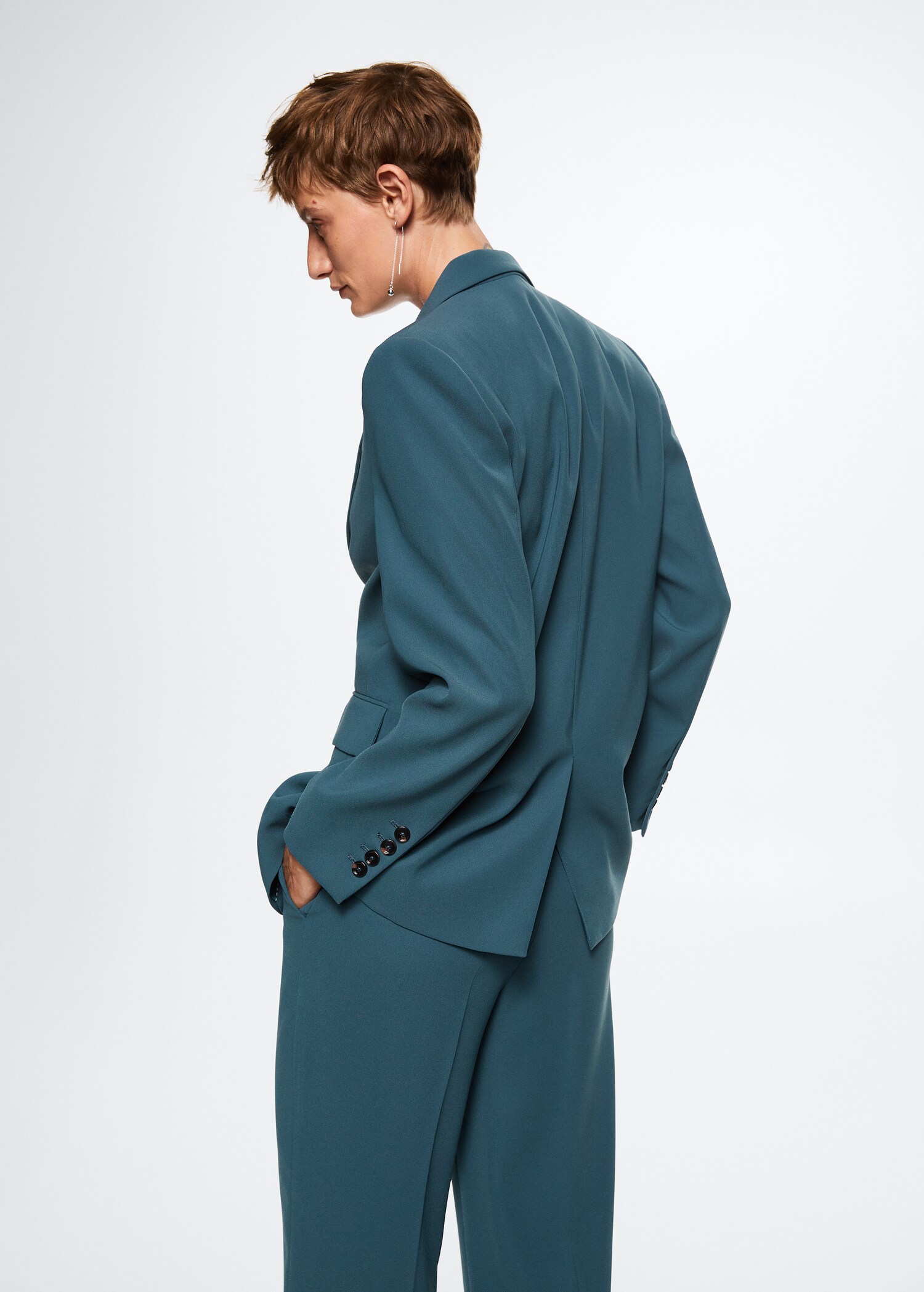 Suit jacket with buttons - Reverse of the article