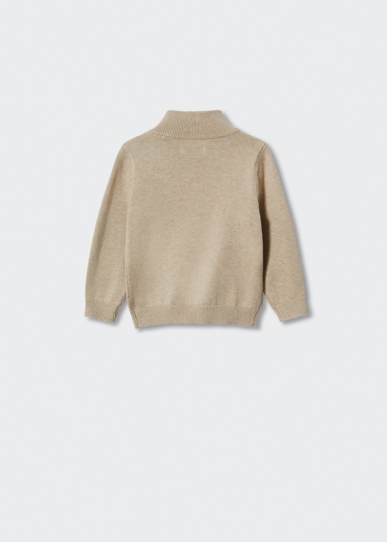 Jersey cuello alto cremallera - Reverso del artículo